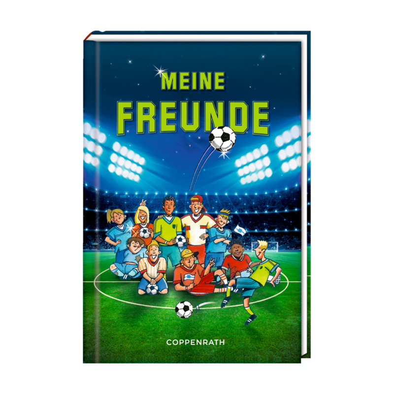 Buch Freundebuch Fußballfreunde Mehrfarbig