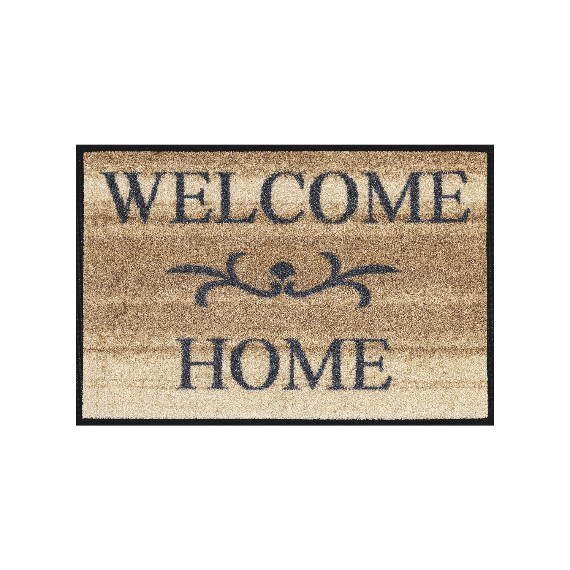 Fußmatte Welcome home 40x60 Beige-Braun
