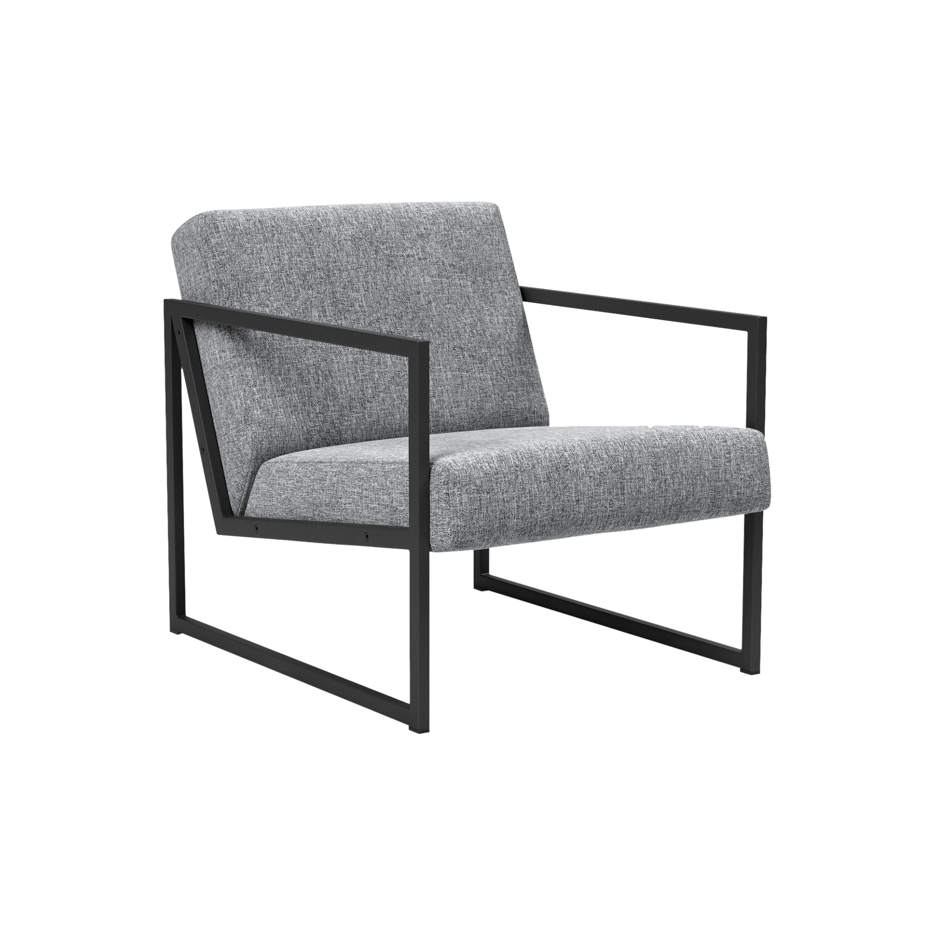 INNOVATION LIVING Sessel Vikko Bezug Twist Granite 565 Fuß Schwarz INNOVATION LIVING Sessel Vikko Bezug Twist Granite 565 Fuß Schwarz