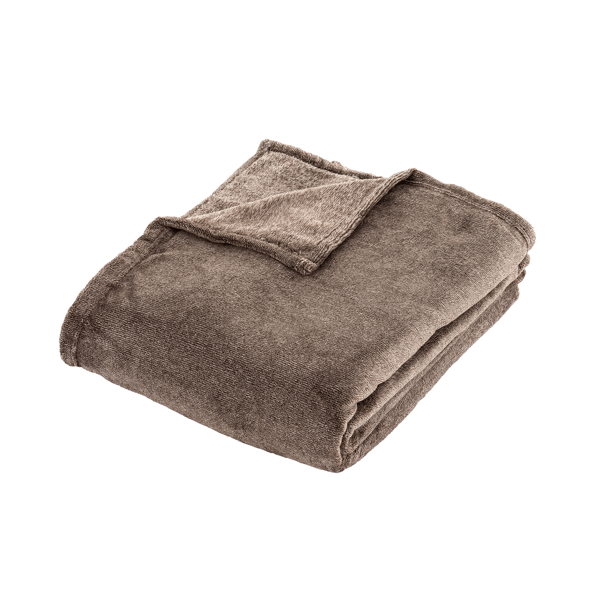 Kuscheldecke Melange Braun 160x220cm Kuscheldecke Melange Braun 160x220cm