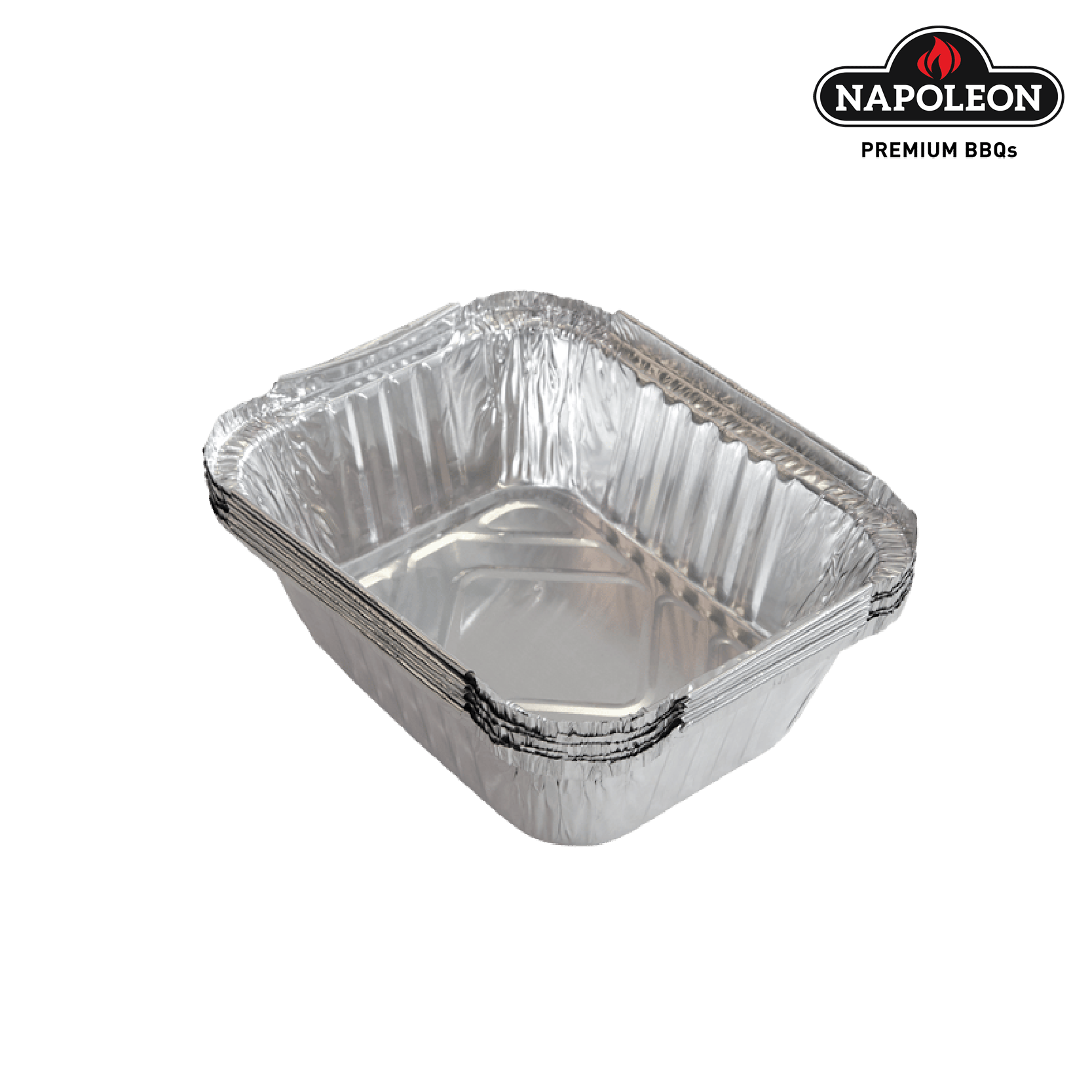 Napoleon Alu-Tropfschalen klein, 5er-Set 62007 Silber