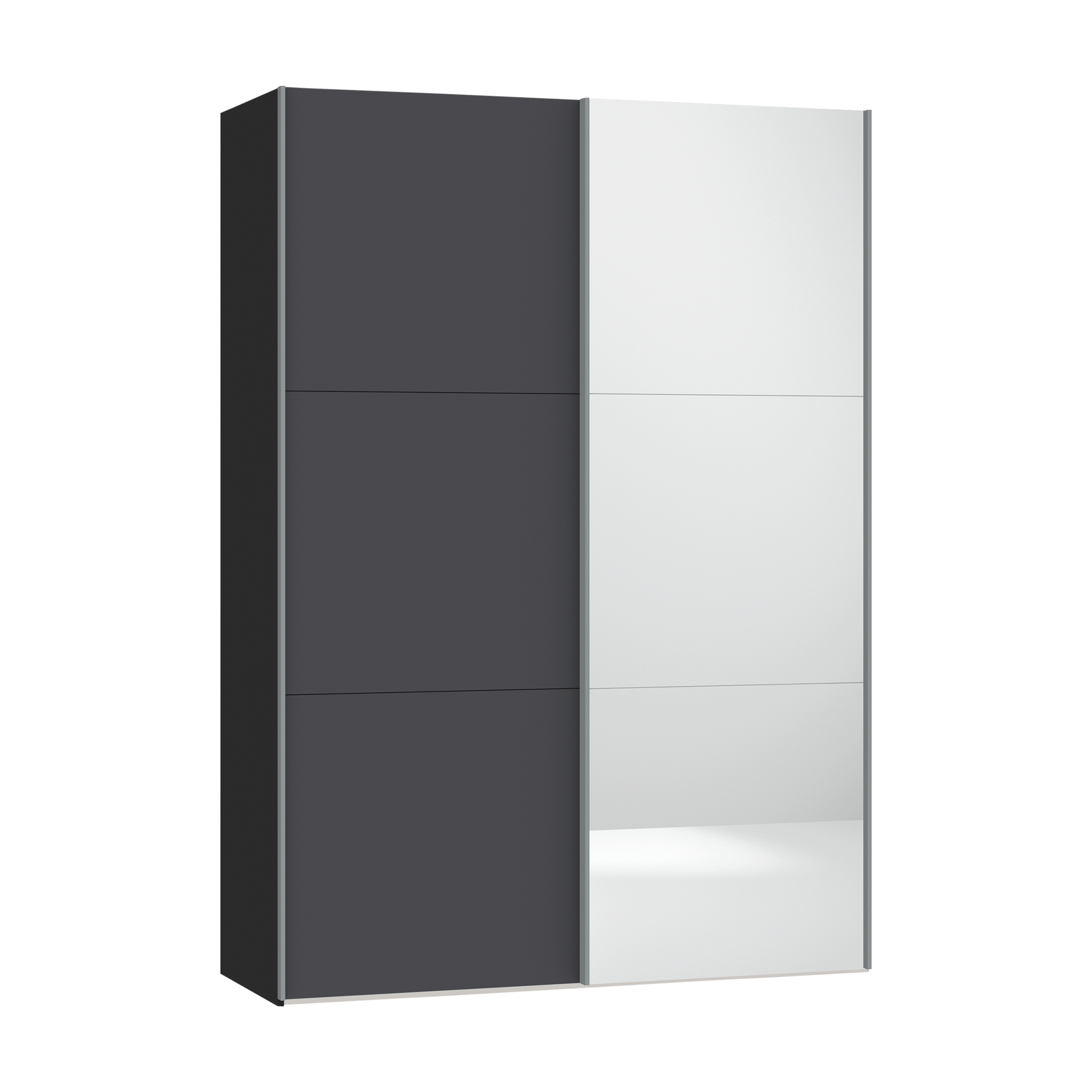 Schwebetürenschrank Liah Schwarz 58.5*152*220