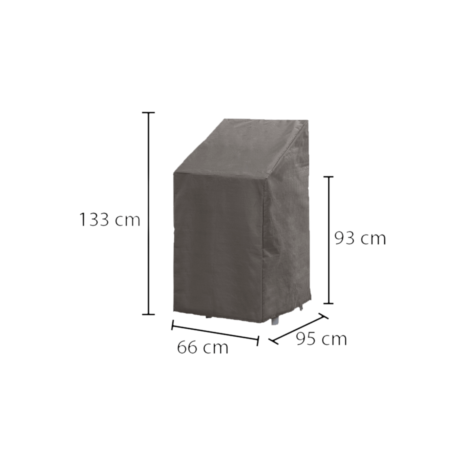 Premium Schutzhülle für Stapelstühle 66*66*128