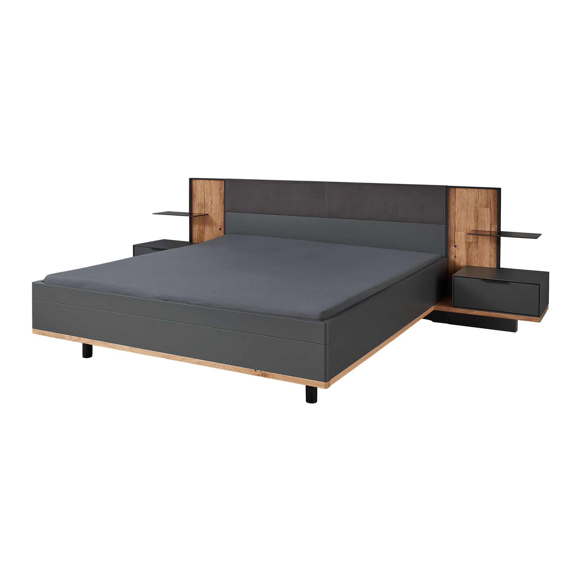 Bett Trentino 180x200 cm Anthrazit 210*187.6*95.5 Bett Trentino 180x200 cm Anthrazit 210*187.6*95.5