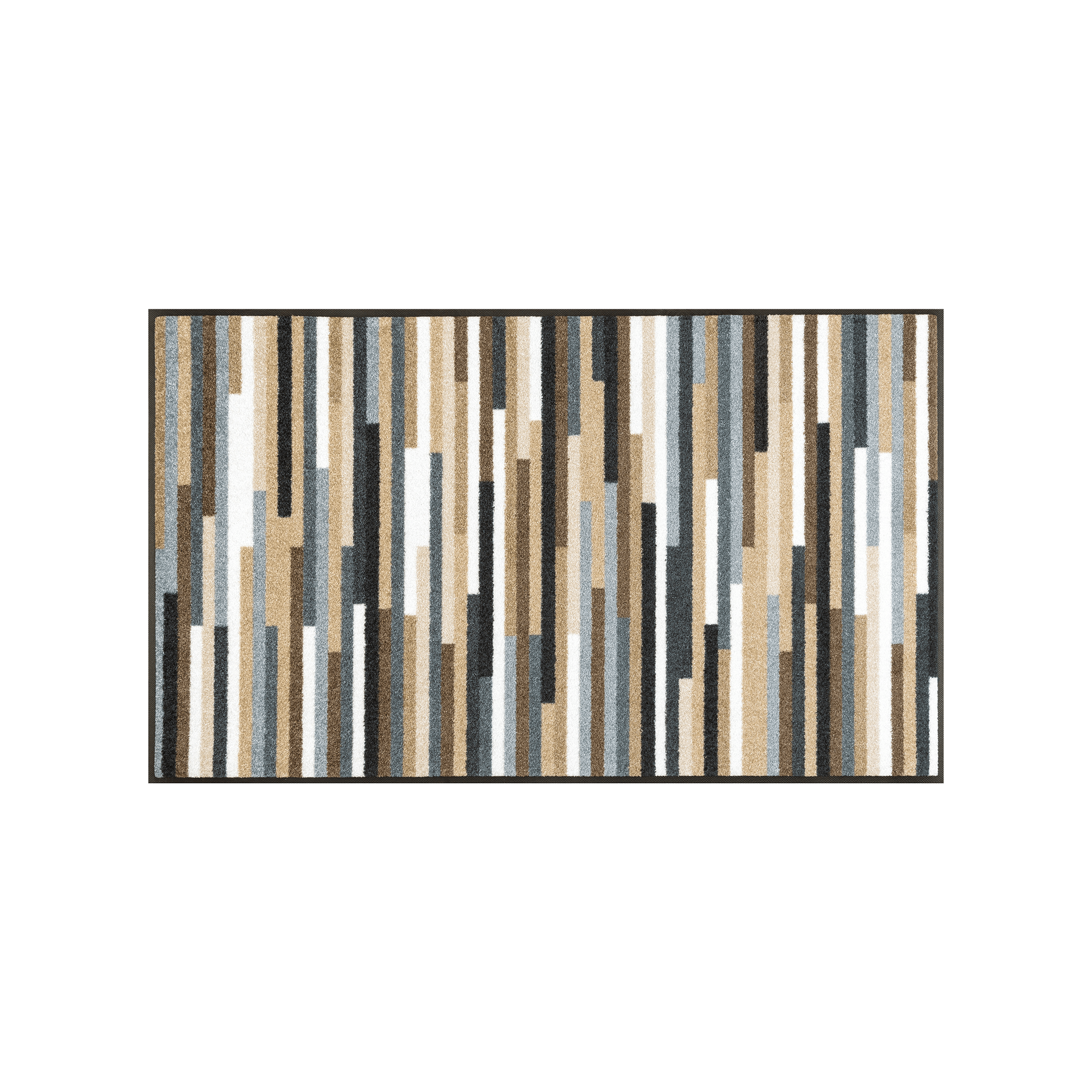 Fußmatte Mikado Stripes 75x120 Bunt-Natur