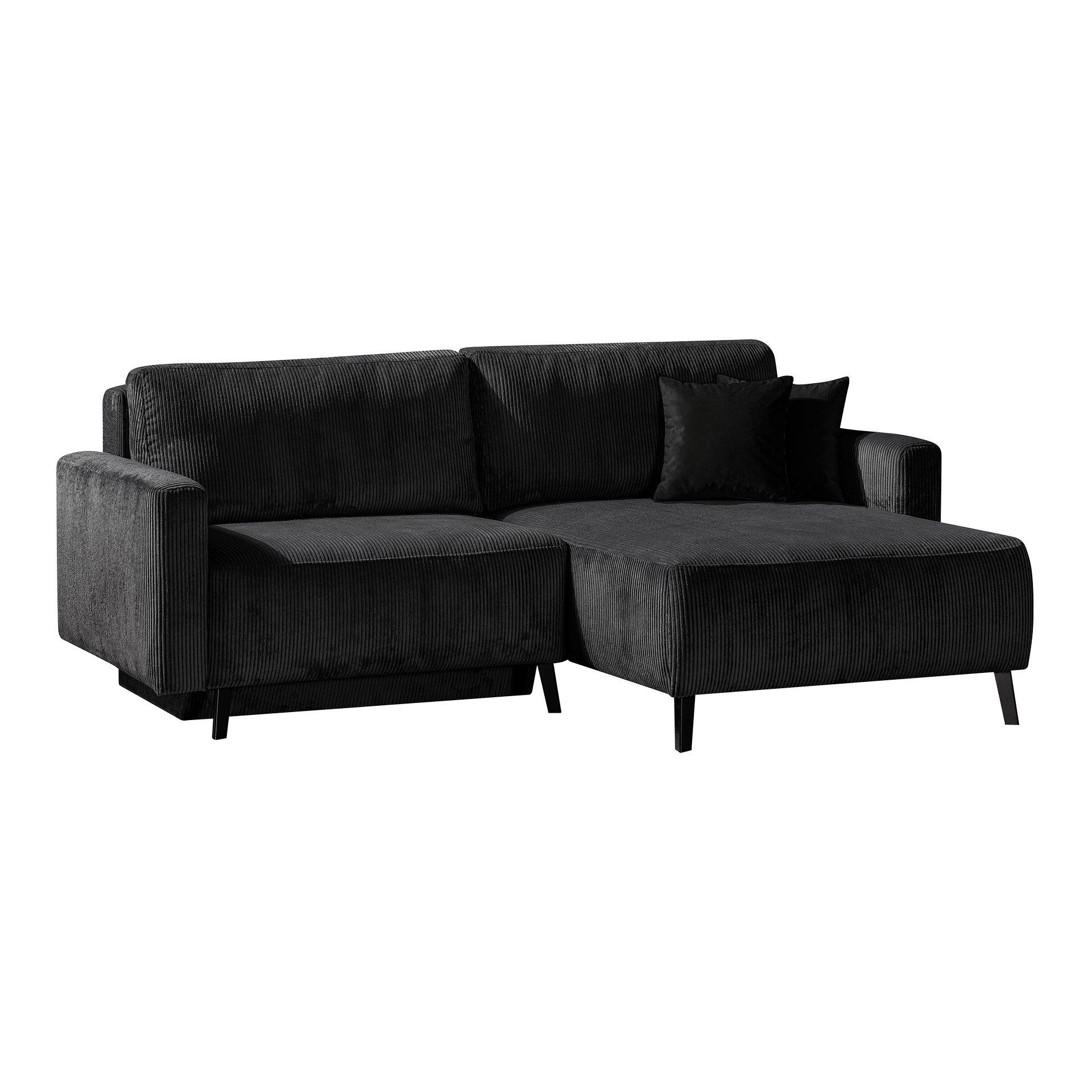 Inovationi Ecksofa Hakoon Bezug Schwarz Bettfunktion Bettkasten Sitz ausziehbar Rücken klappbar Inovationi Ecksofa Hakoon Bezug Schwarz Bettfunktion Bettkasten Sitz ausziehbar Rücken klappbar