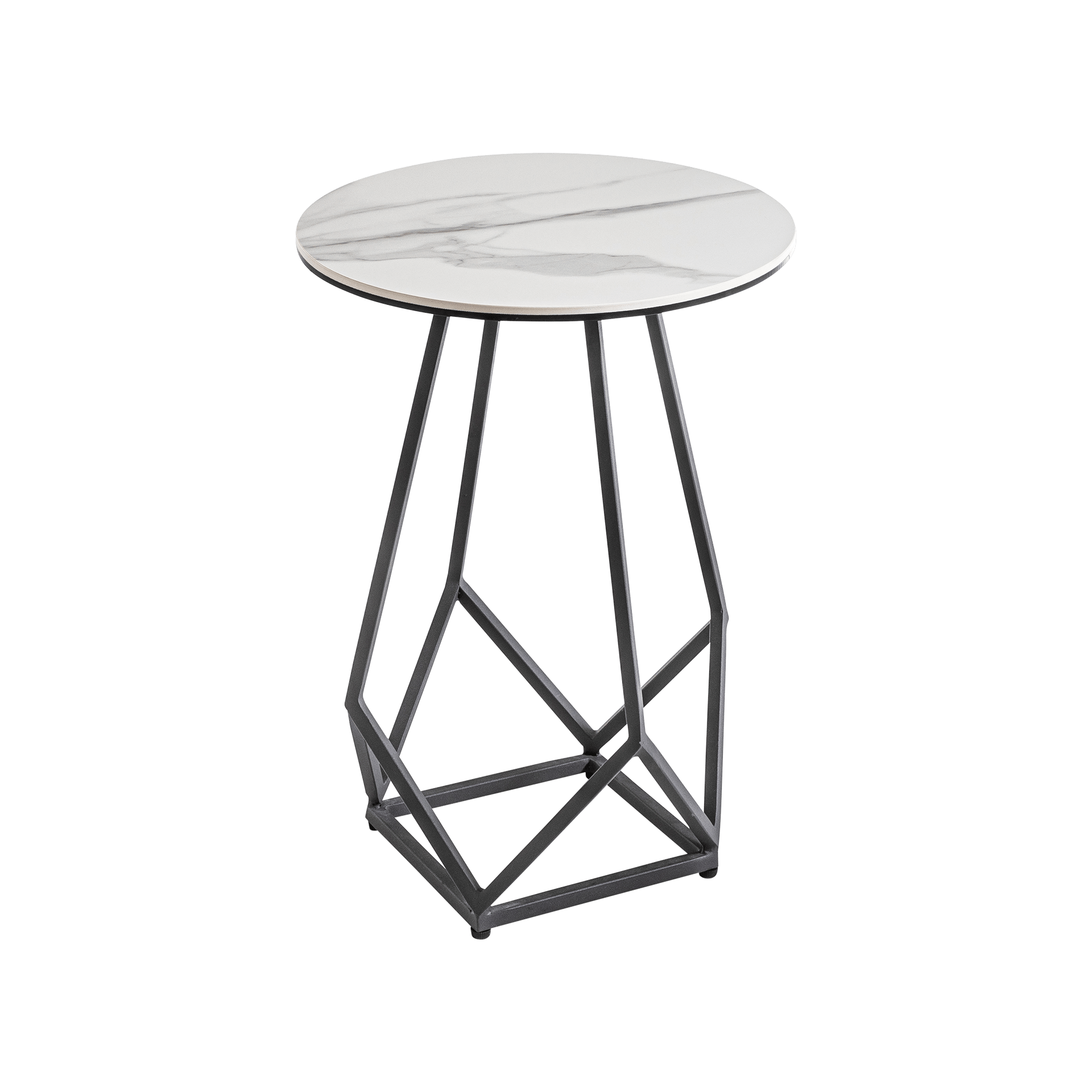 Couchtisch Glace Tischplatte Keramik Hell Gestell Schwarz 40*40*50 Couchtisch Glace Tischplatte Keramik Hell Gestell Schwarz 40*40*50