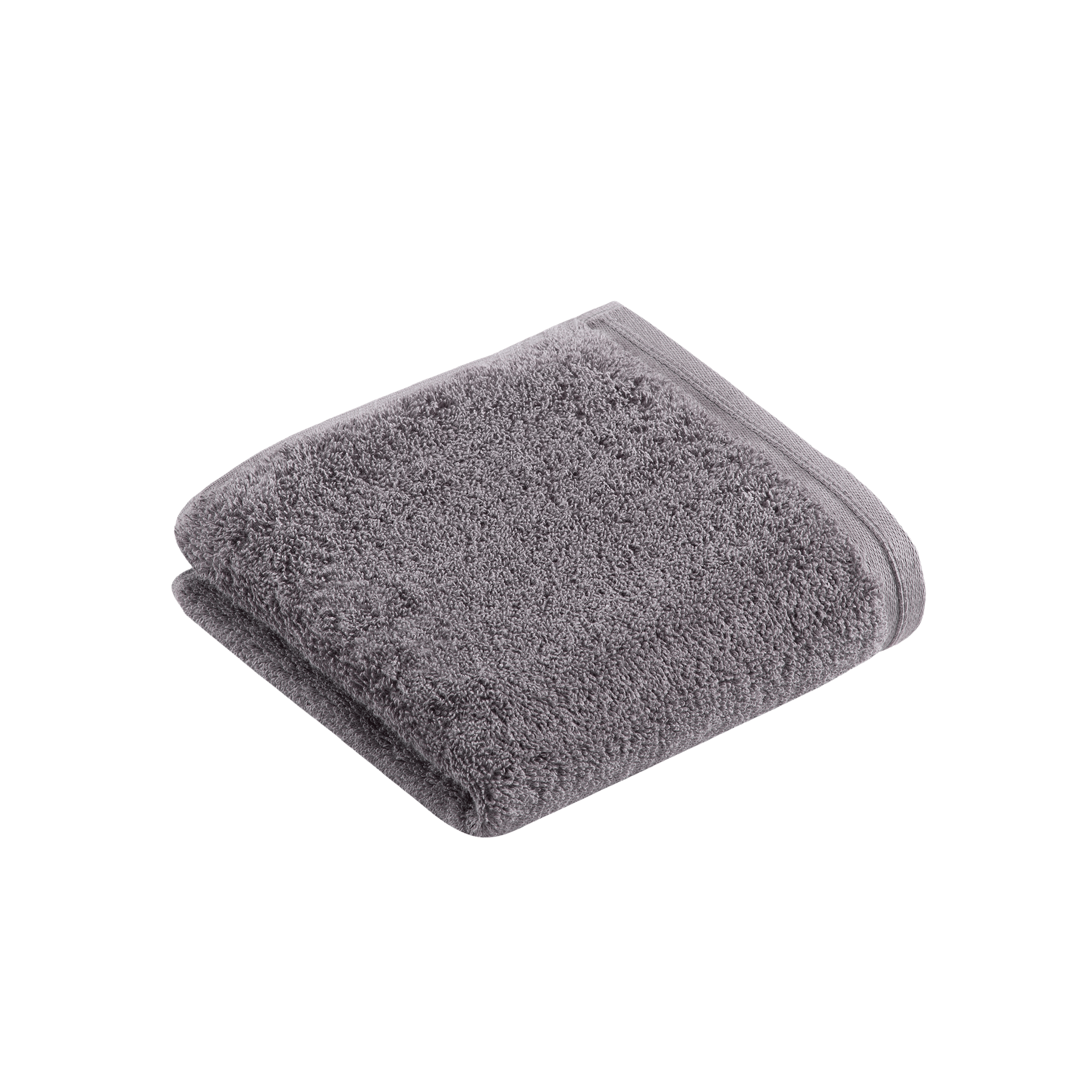 Vossen Gästehandtuch Vegan Life Dunkelgrau 40x60cm Vossen Gästehandtuch Vegan Life Dunkelgrau 40x60cm