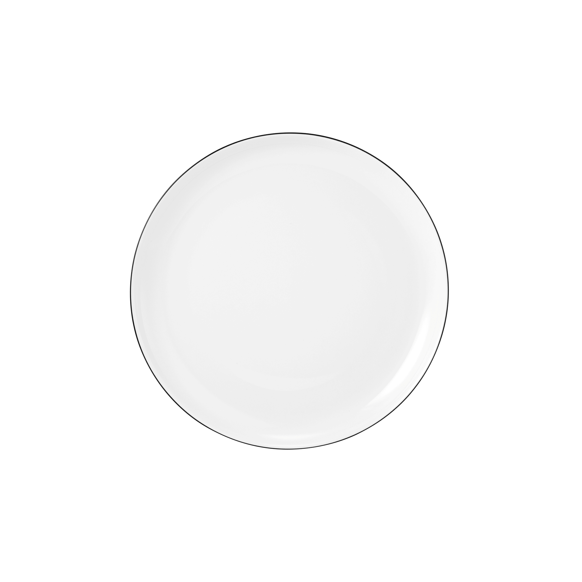 Frühstücksteller Lido Black Line Schwarz