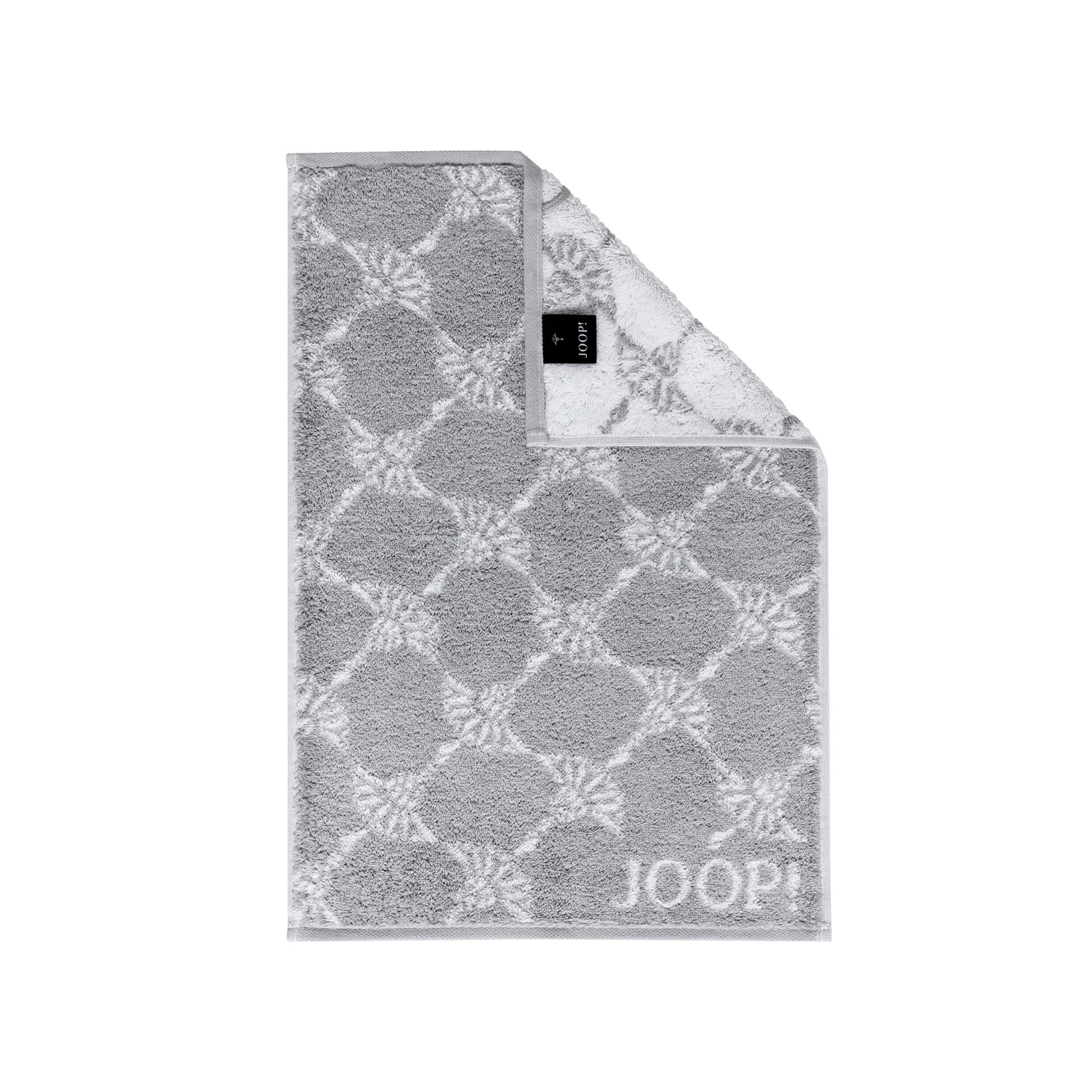 JOOP! Gästehandtuch Cornflower Weiss-Silber 30x50cm JOOP! Gästehandtuch Cornflower Weiss-Silber 30x50cm