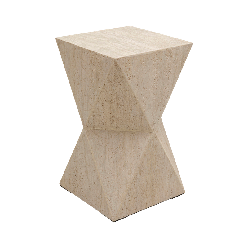 Kare Beistelltisch Travertino Beige