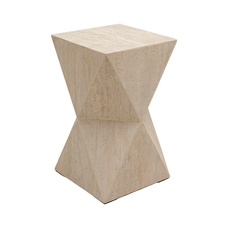 Kare Beistelltisch Travertino Beige