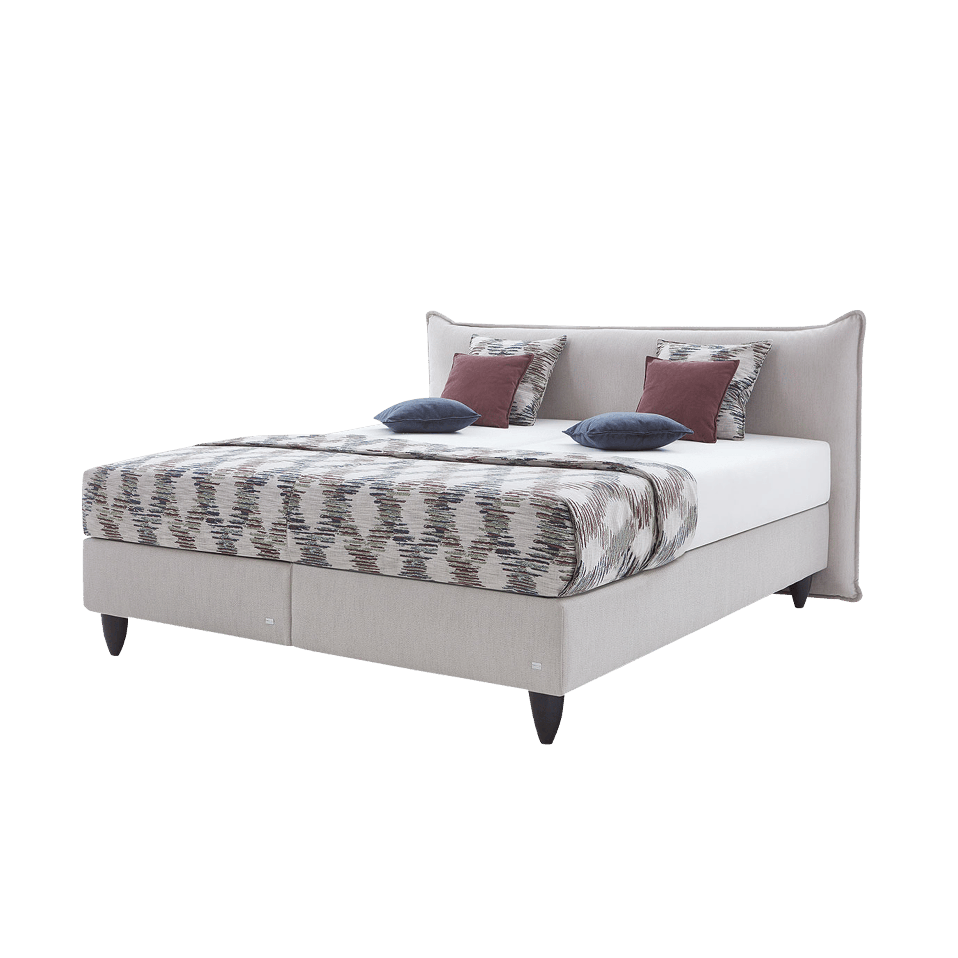 Ruf Boxspringbett Sonata Grau 180x200 cm