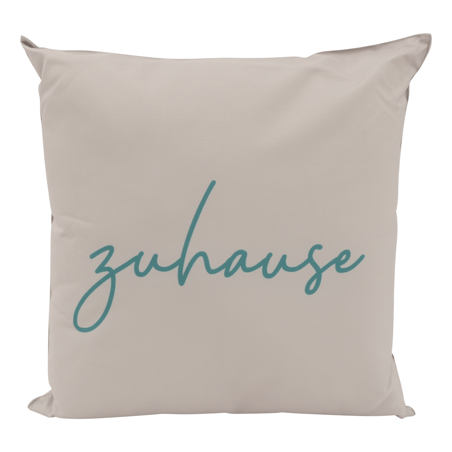 Outdoor-Kissen Zuhause Beige Petrol 45x45cm