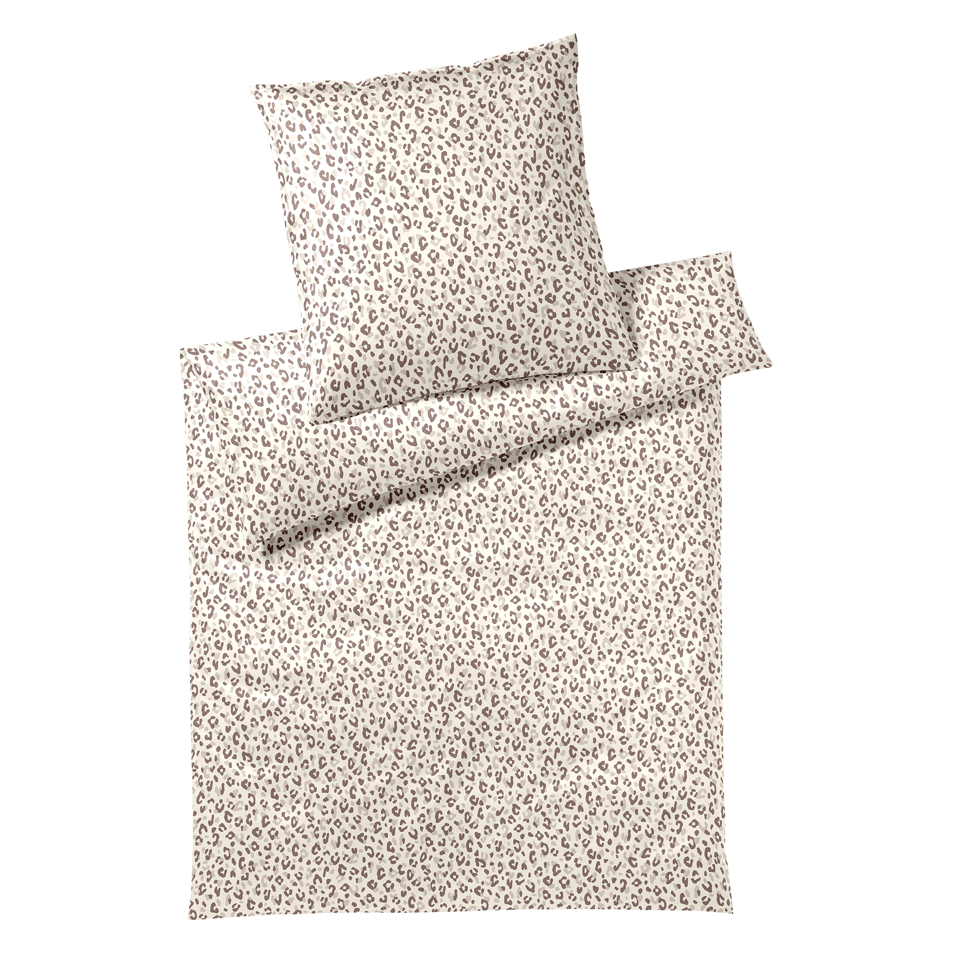 Satin Bettwäsche Leolook Savanne 135x200cm Satin Bettwäsche Leolook Savanne 135x200cm