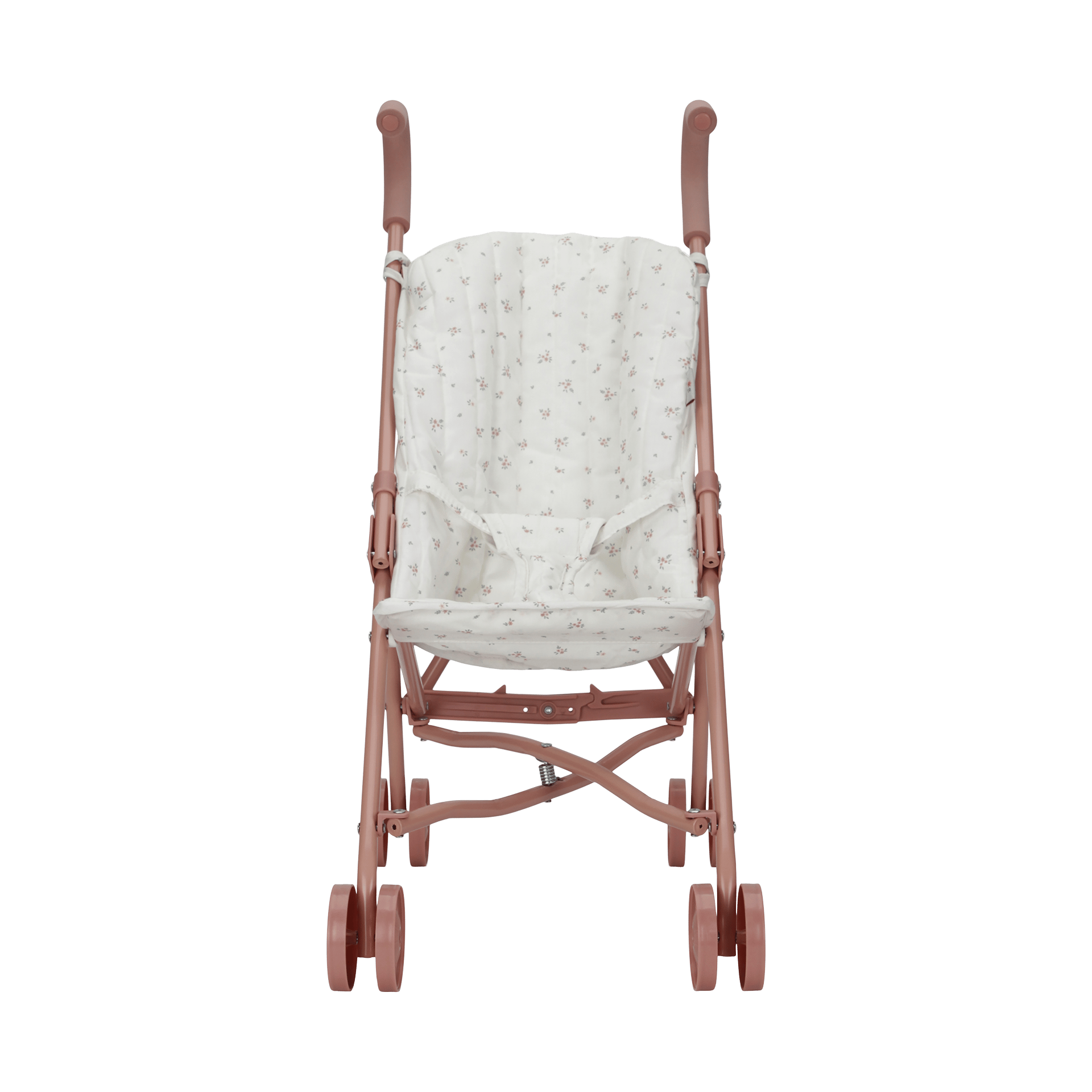 Puppenbuggy aus Metall rosa