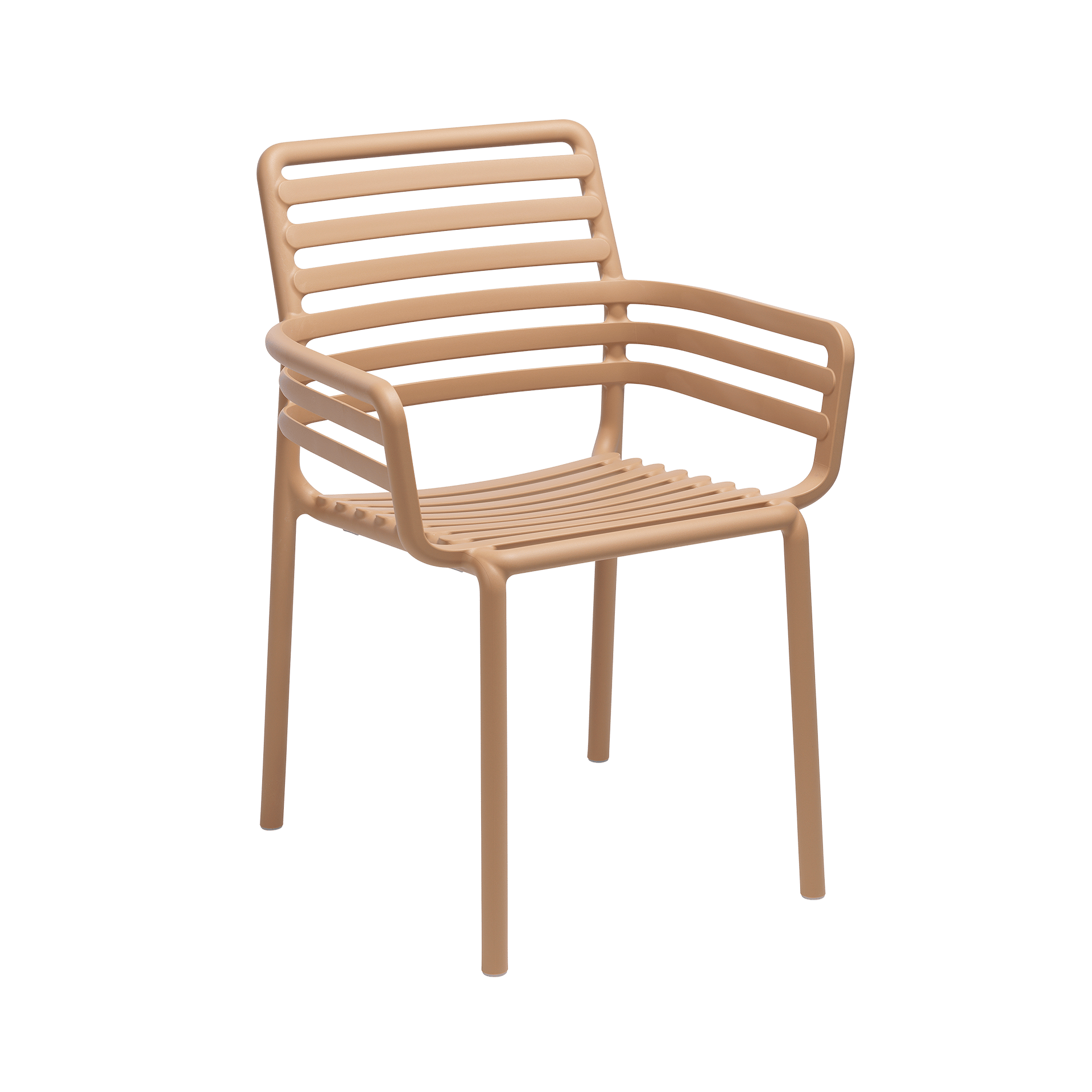 Nardi Armlehnstuhl Doga Cappuccino stapelbar Nardi Armlehnstuhl Doga Cappuccino stapelbar