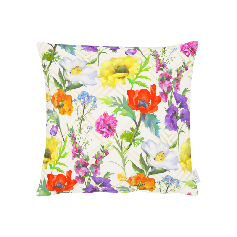 Kissen Sommerblumen all-over Multicolour 48x48cm Kissen Sommerblumen all-over Multicolour 48x48cm