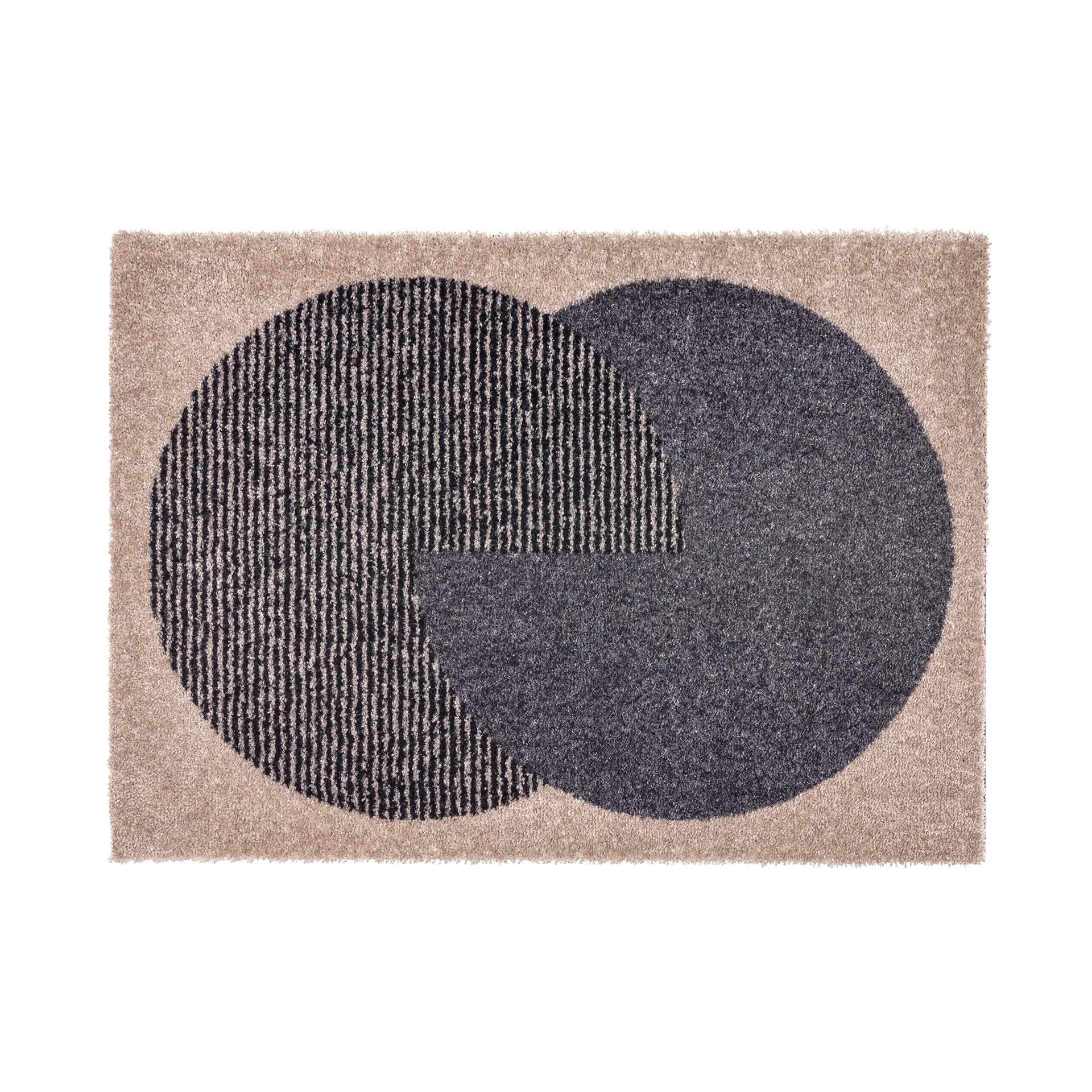 SCHÖNER WOHNEN-Kollektion Fußmatte Manhattan 50x70 Beige-Anthrazit SCHÖNER WOHNEN-Kollektion Fußmatte Manhattan 50x70 Beige-Anthrazit