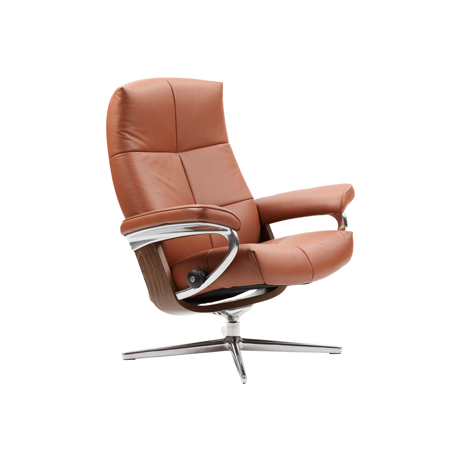 Stressless Relaxsessel David L Absetzung Walnuss, Bezug Paloma Cooper, Gestell Alufarben