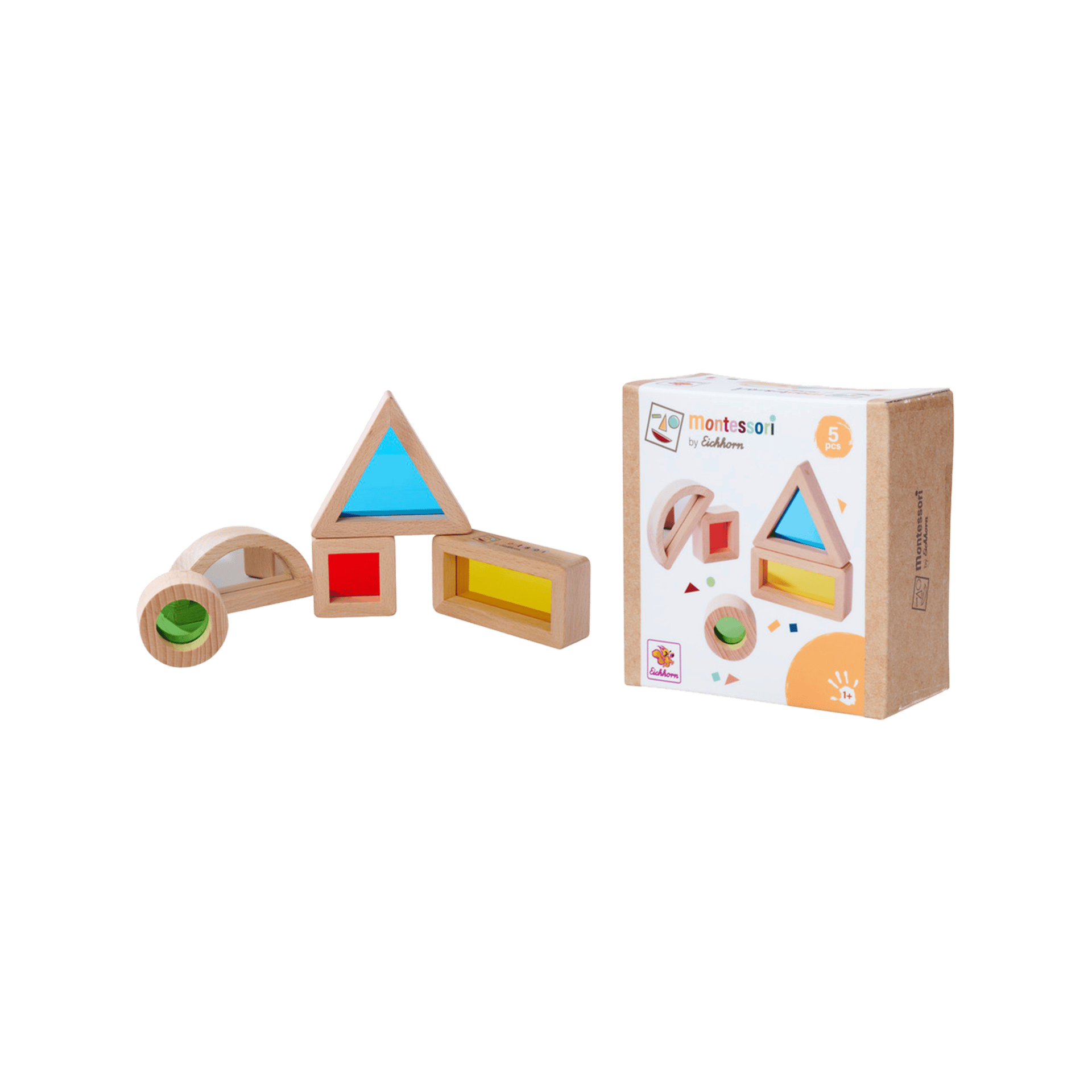 Holzspielzeug EH Montessori Fensterbausteine Mehrfarbig Holzspielzeug EH Montessori Fensterbausteine Mehrfarbig