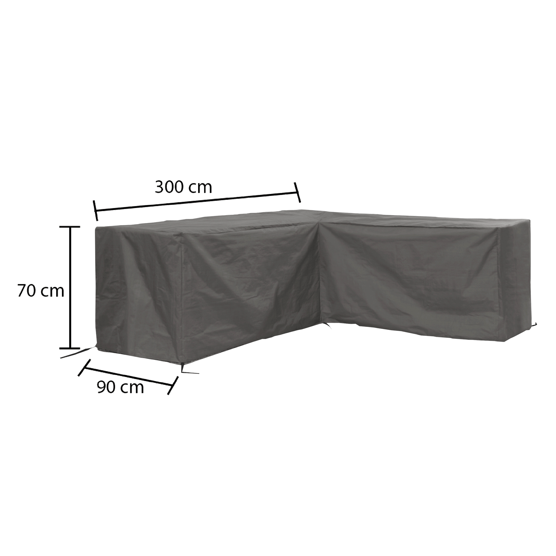 Premium Schutzhülle für Lounge-Set L-Form 300*90*70