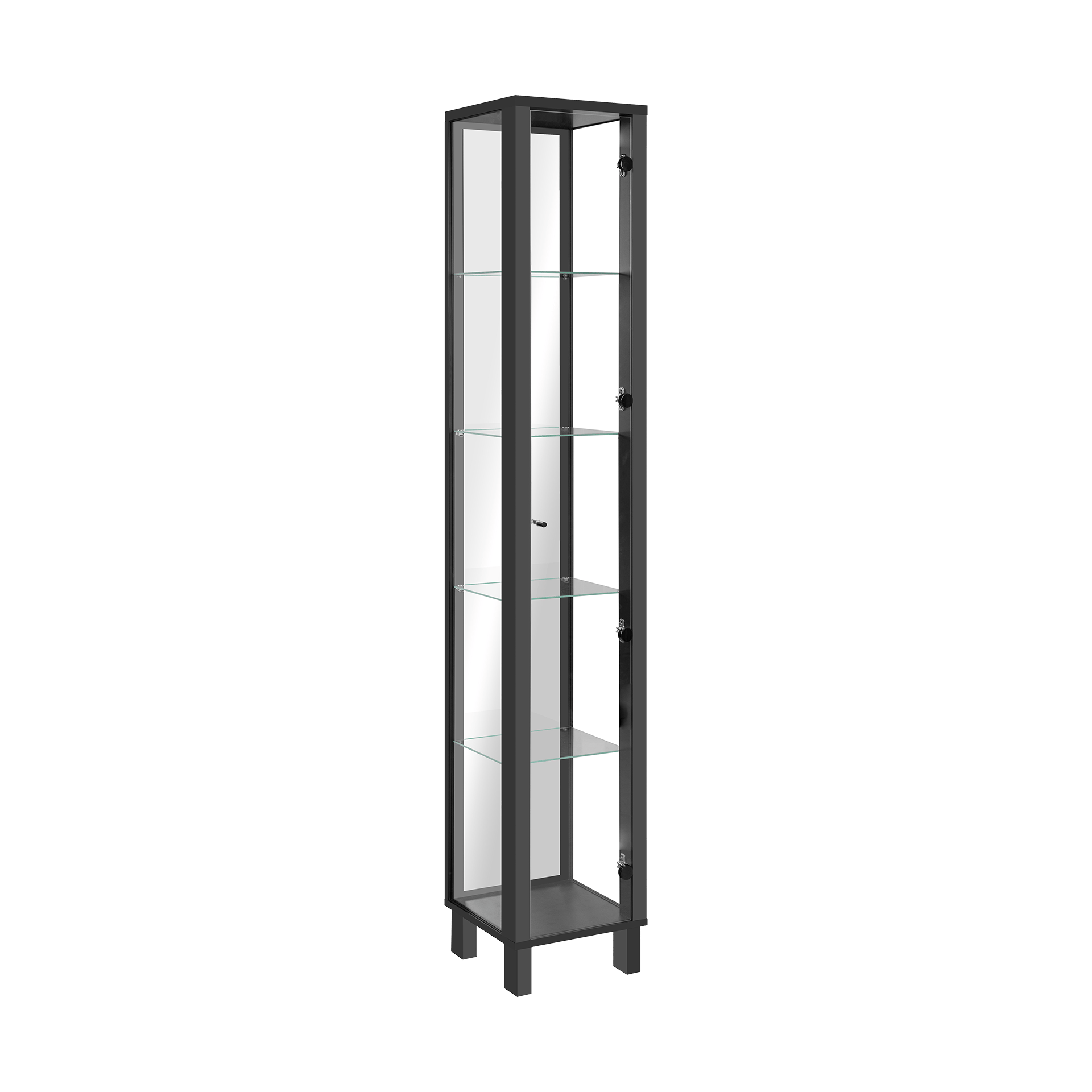 Vitrine Alba Schwarz Vitrine Alba Schwarz