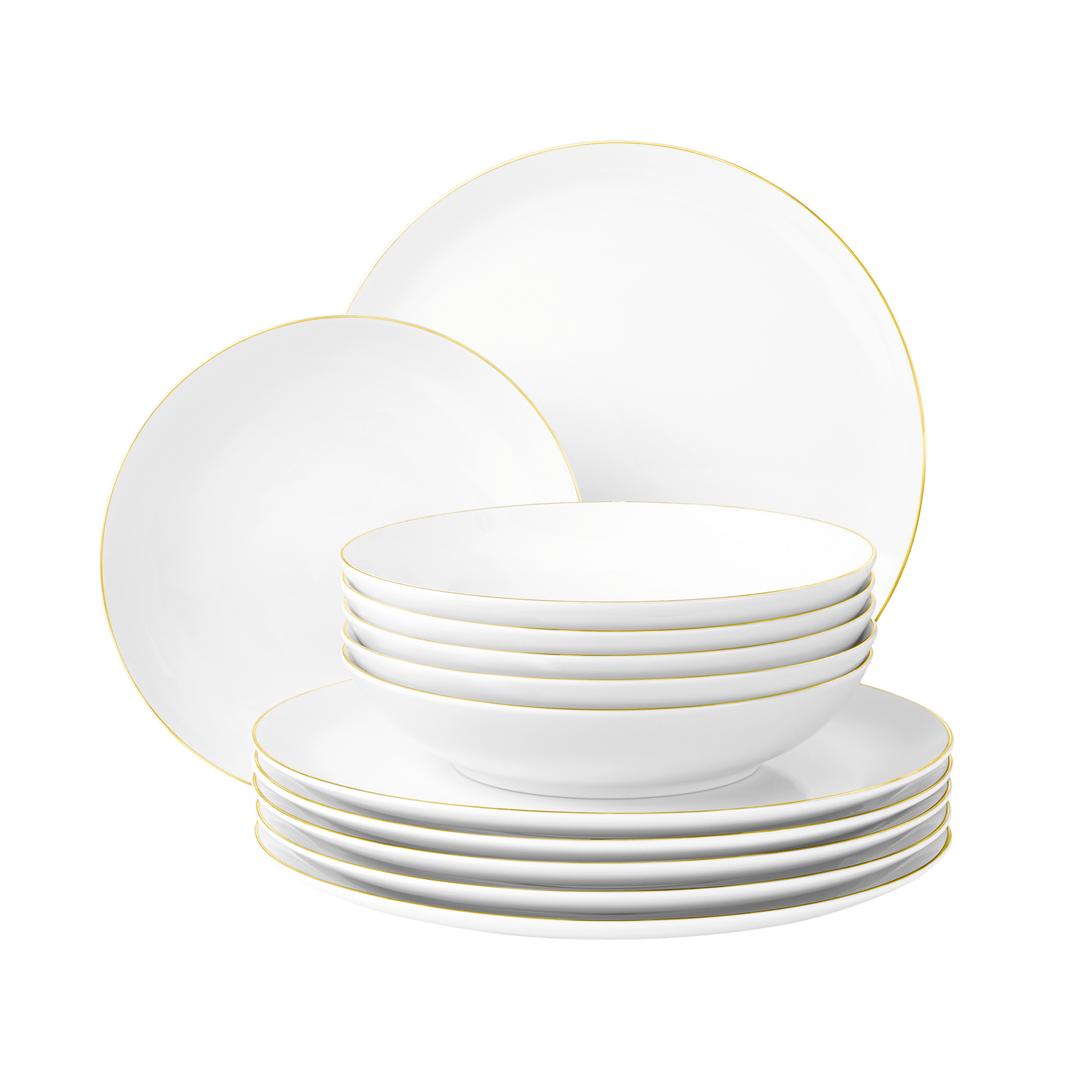 Tafelservice Liberty 12-teilig Gold