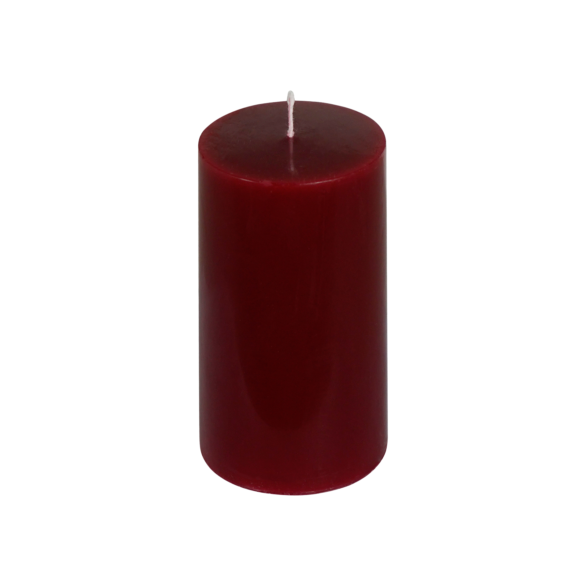 Kerze Blossom Weinrot