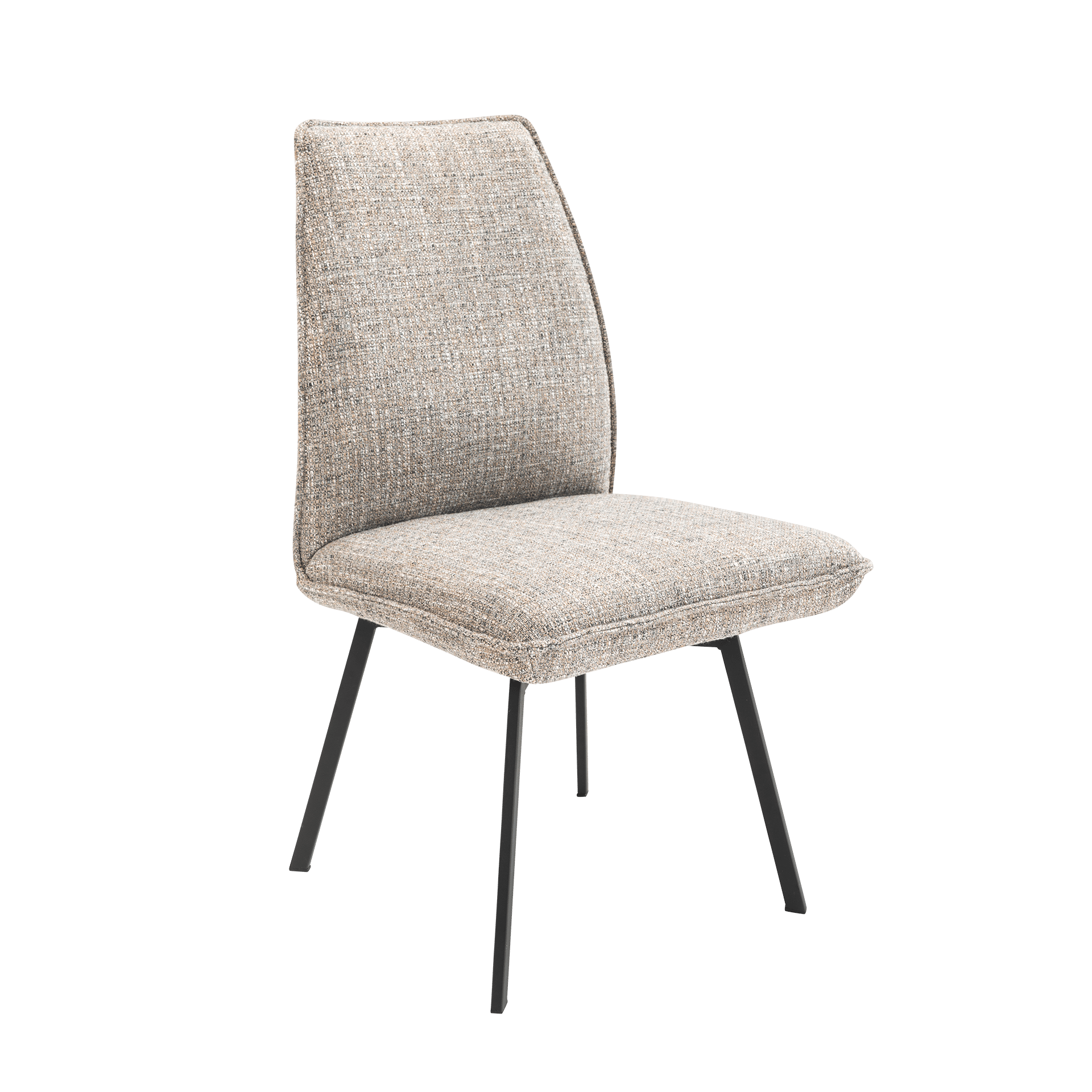 Flexmaster Stuhl Calabano Bezug Stoff Chronotex Liver Beige/Schwarz Meliert Gestell Metallgestell Schwarz mit Schwenkfunktion Flexmaster Stuhl Calabano Bezug Stoff Chronotex Liver Beige/Schwarz Meliert Gestell Metallgestell Schwarz mit Schwenkfunktion