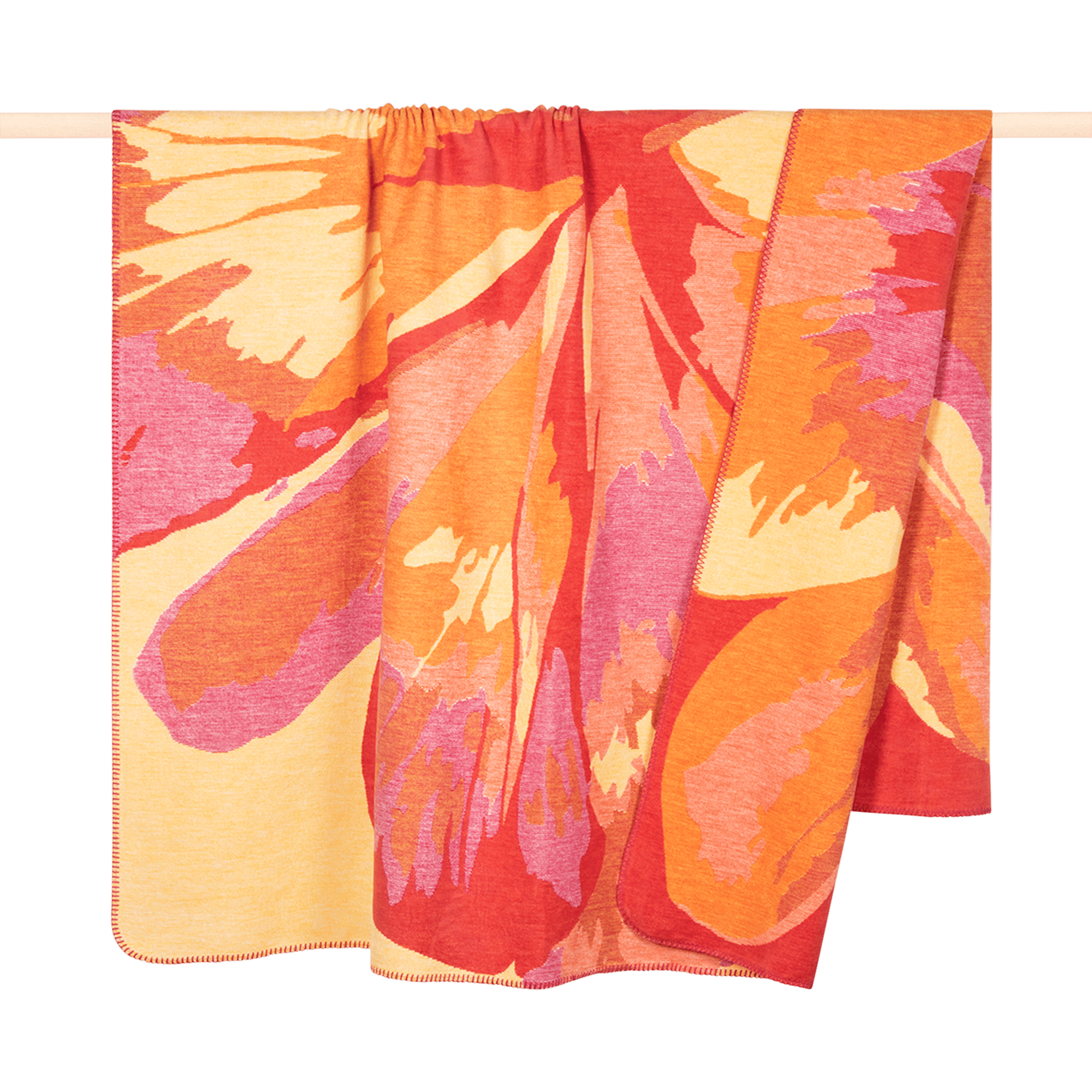 Decke Flower Pink 150x150cm