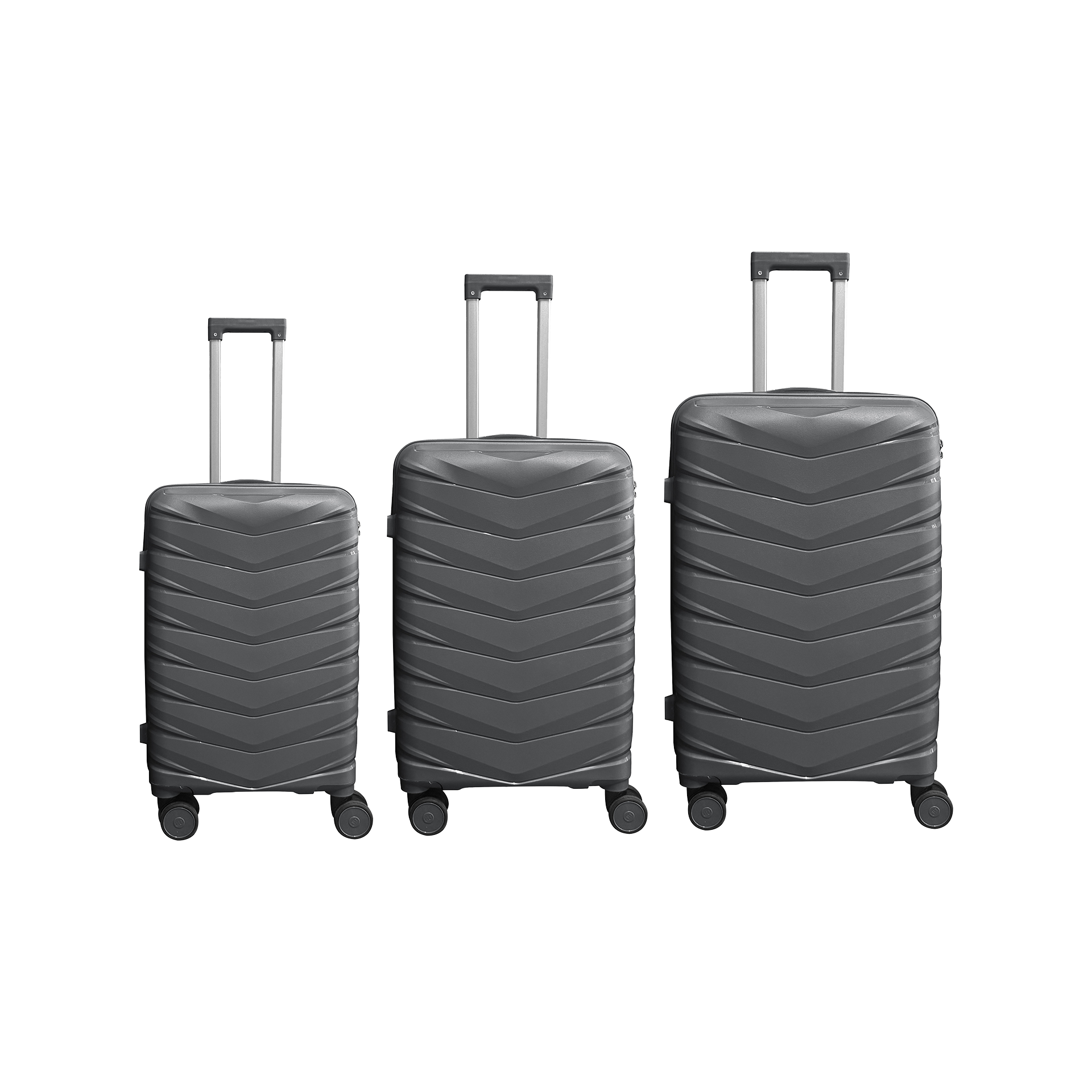 Koffer-Set Trolley1 anthrazit Koffer-Set Trolley1 anthrazit