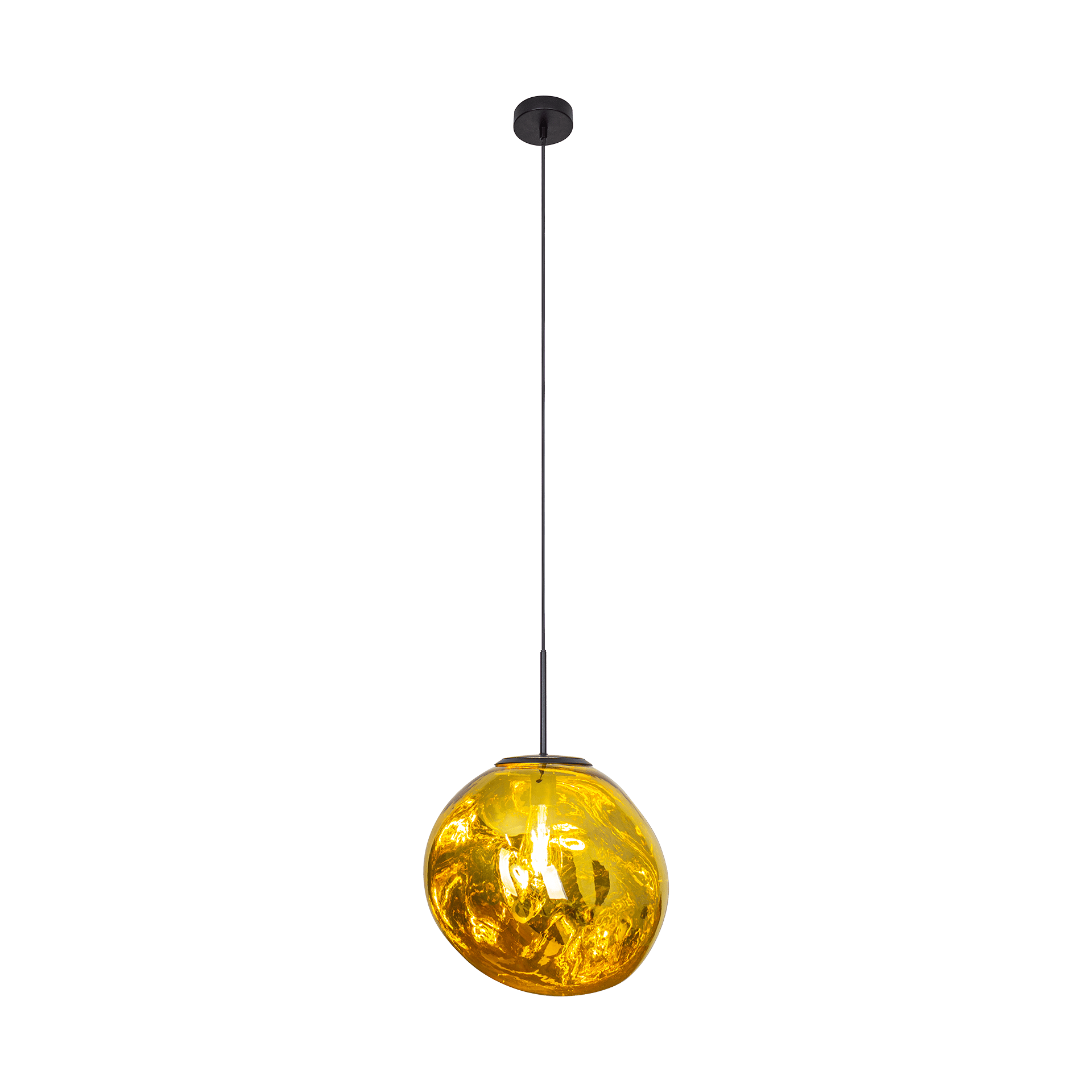 Pendelleuchte Canopus Gelb Schwarz
