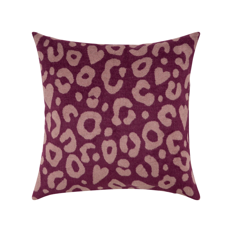 Kissenhülle Leo Burgundy 50x50cm Kissenhülle Leo Burgundy 50x50cm