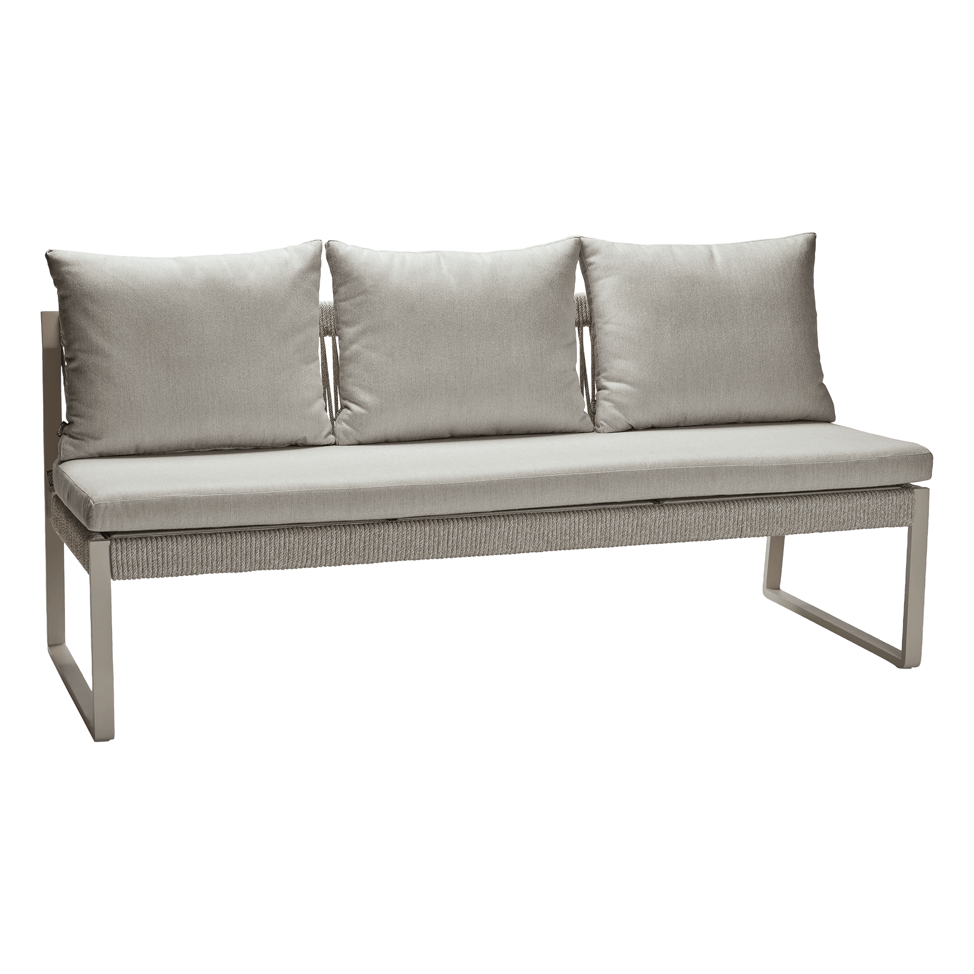 Stern Lounge-Sofa Tammo 3-Sitzer Greige
