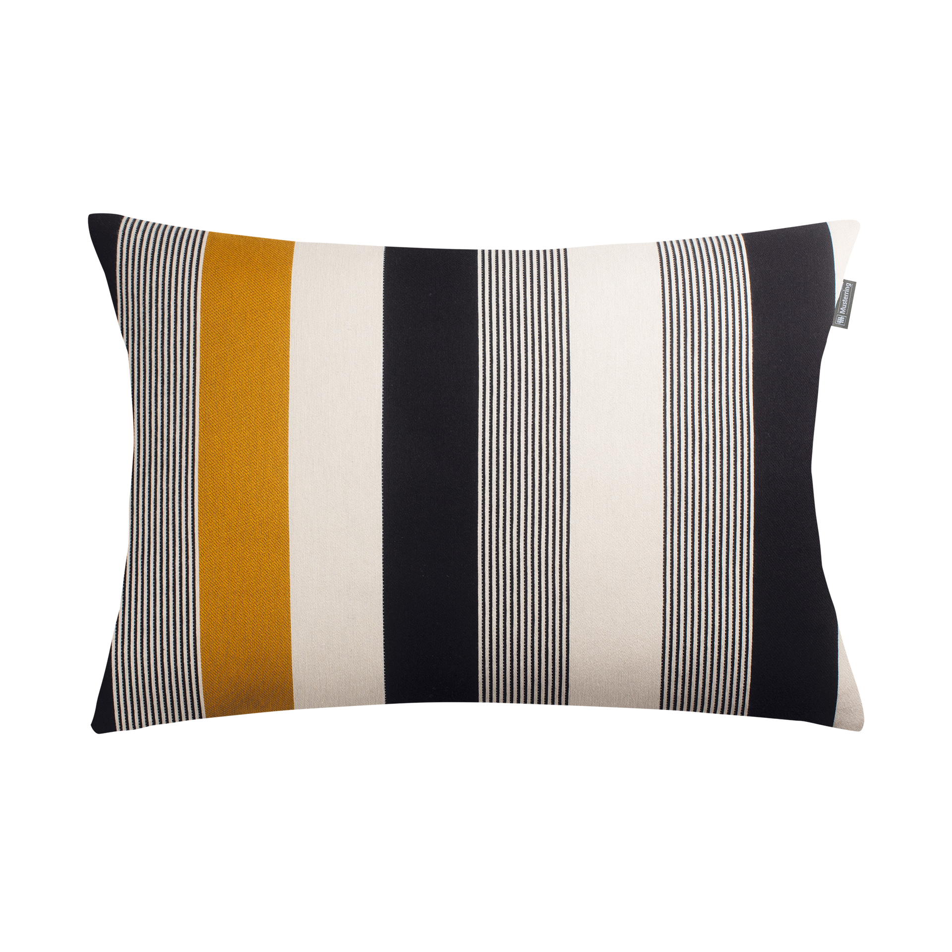 Musterring Kissenhülle Stripe gelb cm