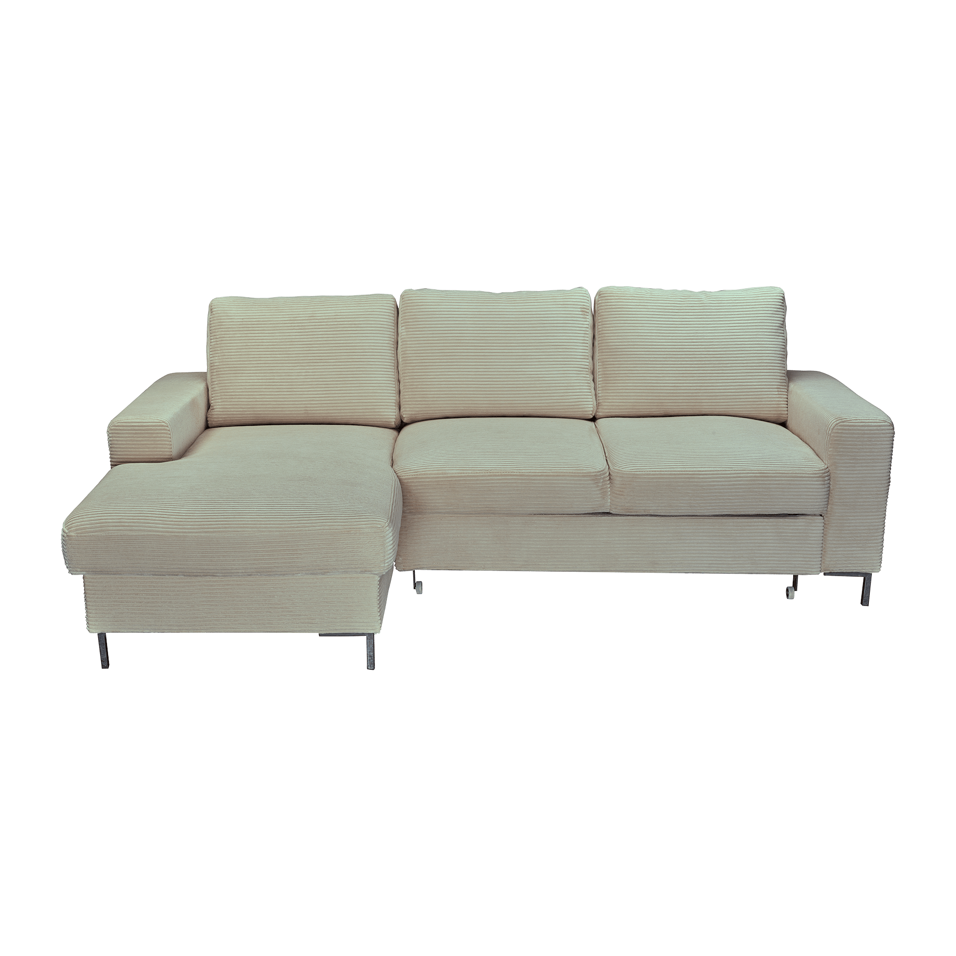 Ecksofa Lindi Beige Bettkasten links Ecksofa Lindi Beige Bettkasten links