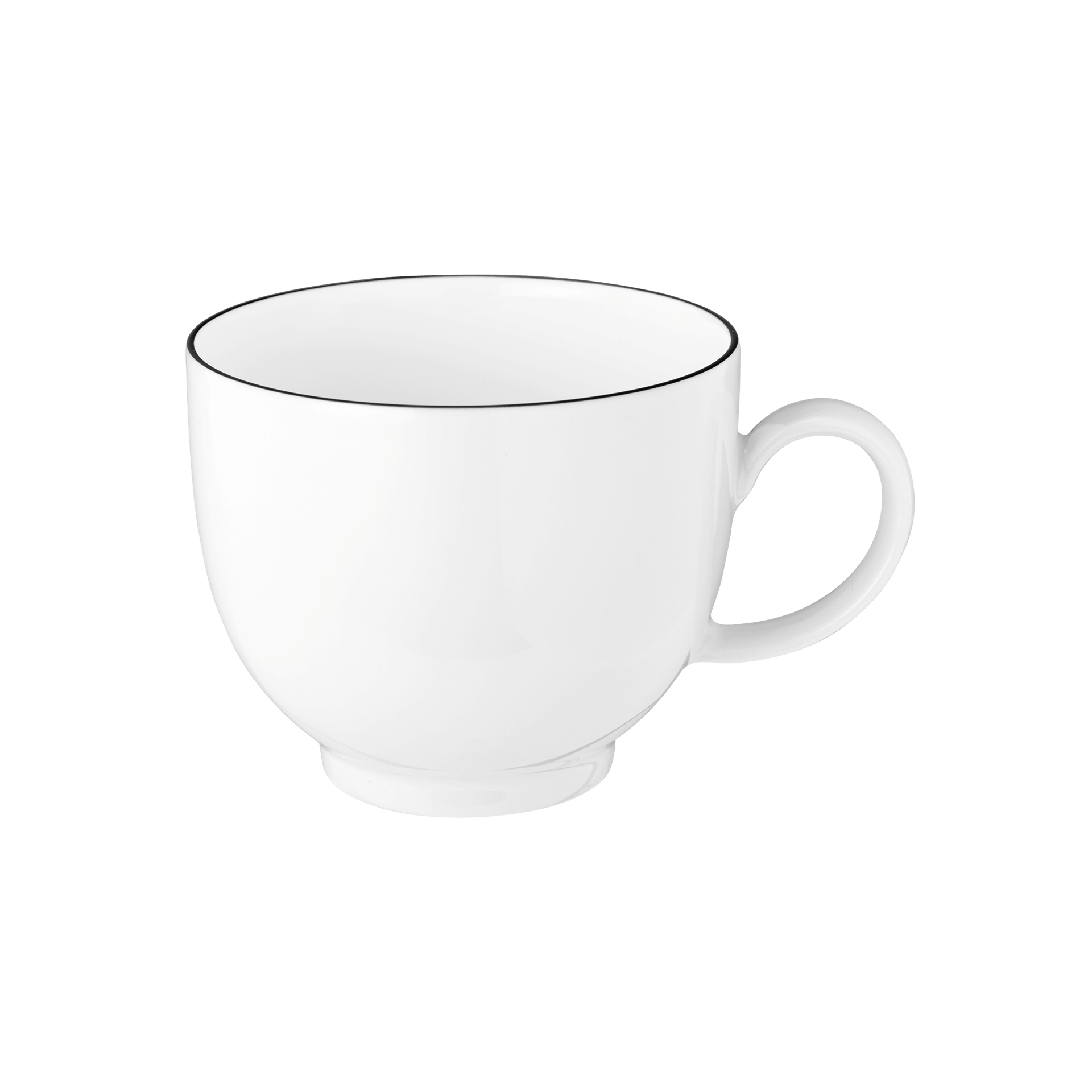 Kaffeetasse Lido Black Line Schwarz