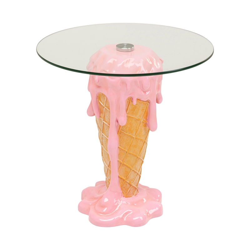 Kare Beistelltisch Ice Cream Rosa