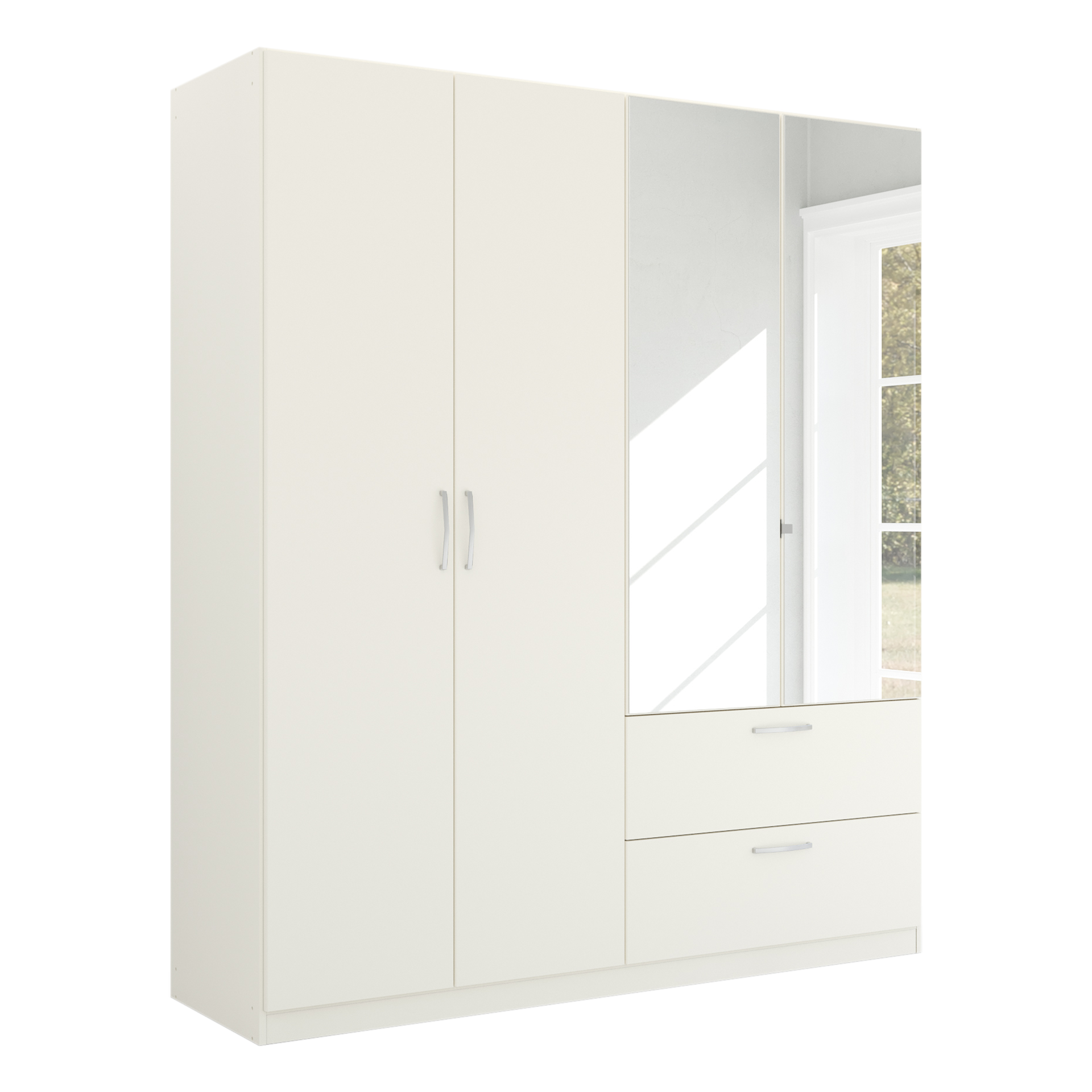 Drehtürenschrank Pure Weiß 54*181*210 Drehtürenschrank Pure Weiß 54*181*210