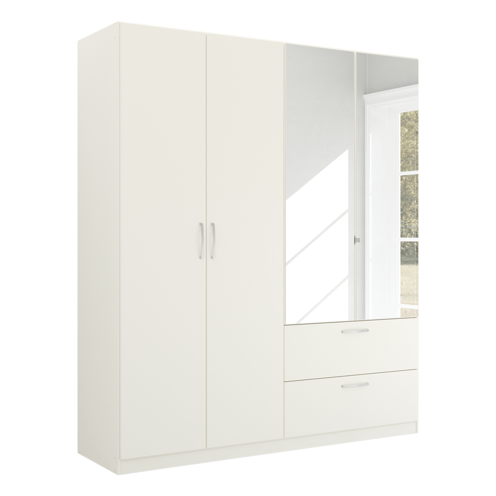 Drehtürenschrank Pure Weiß 54*181*210 Drehtürenschrank Pure Weiß 54*181*210