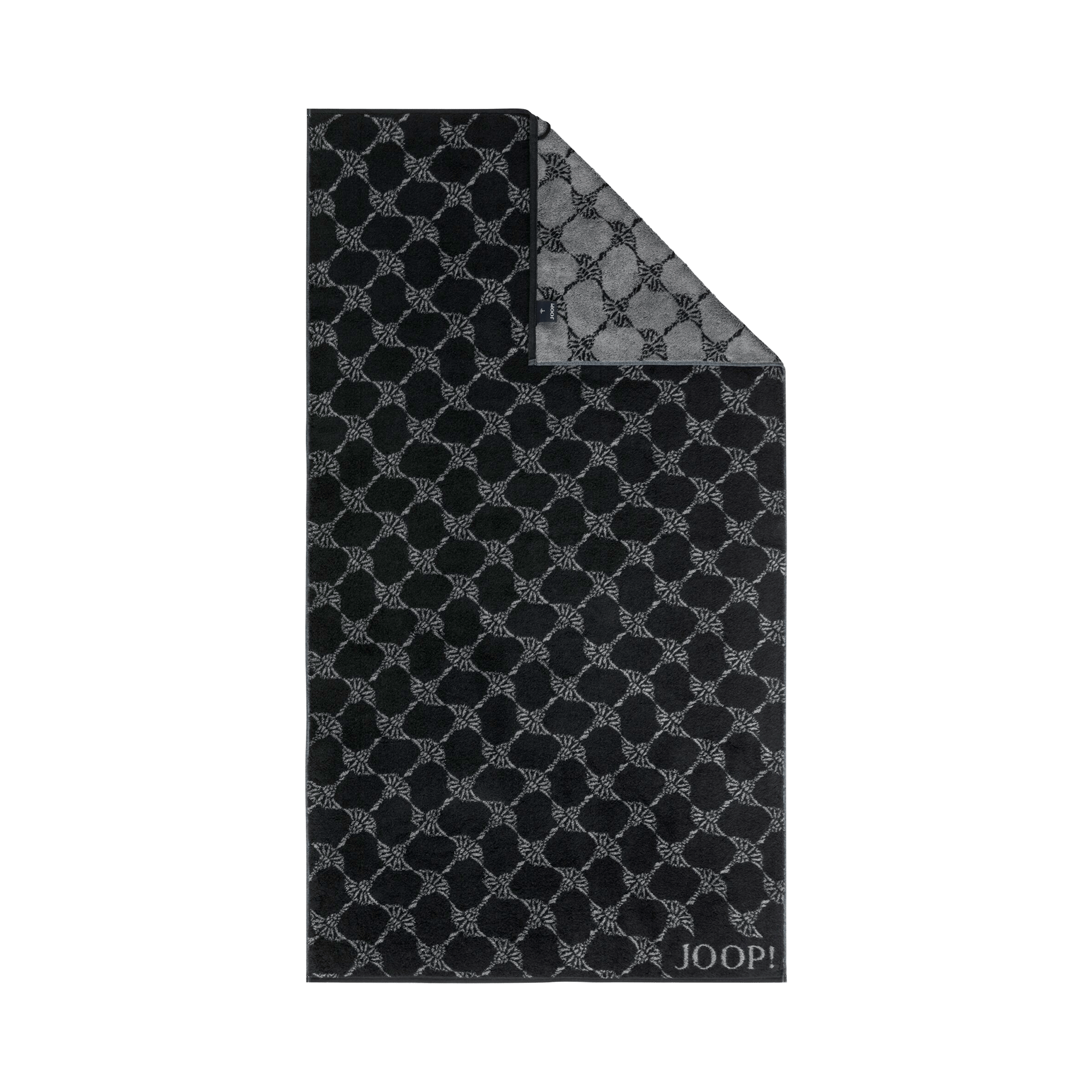 JOOP! Duschtuch Cornflower Schwarz 80x150cm