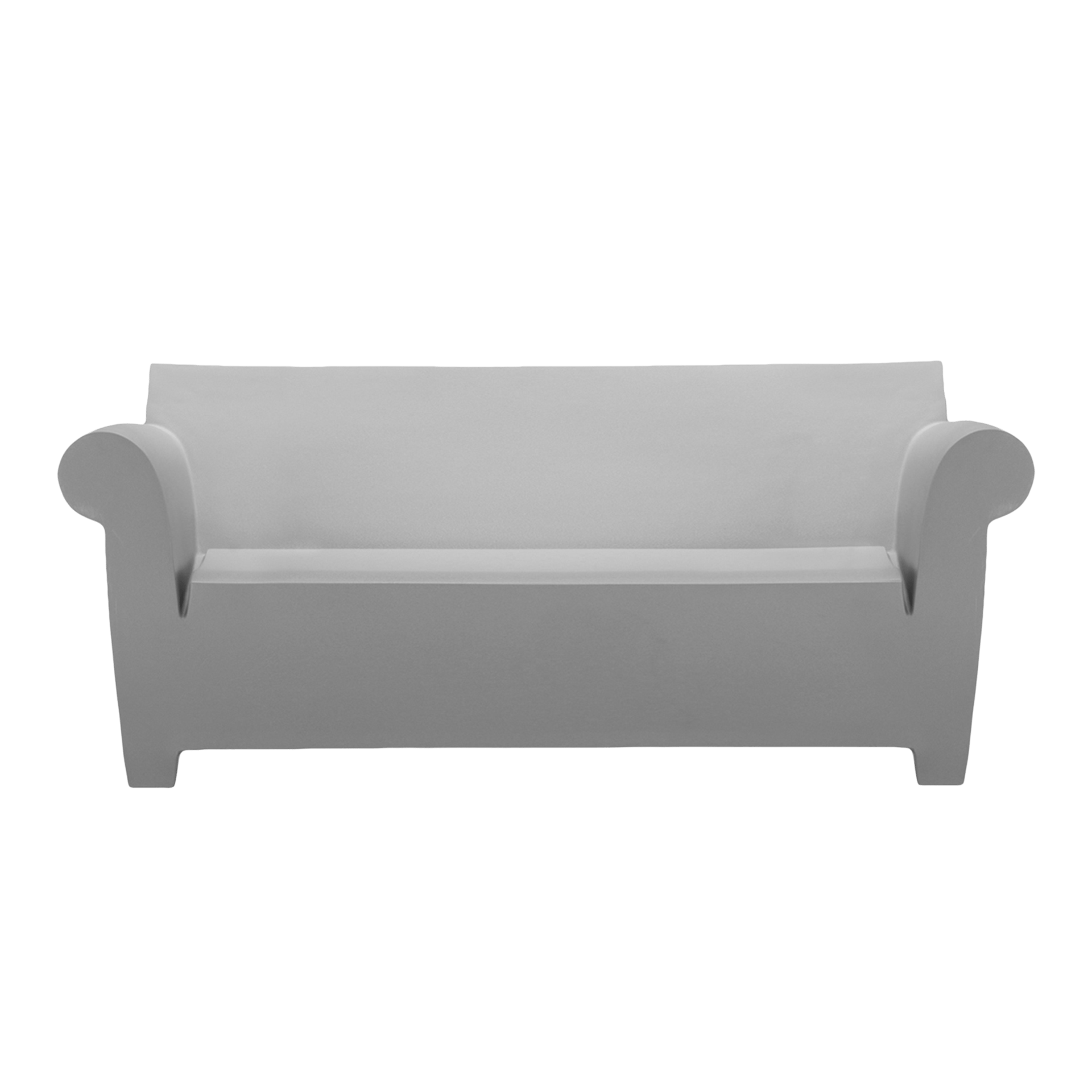 Kartell® Sofa 2-Sitzer Bubble Club Grau