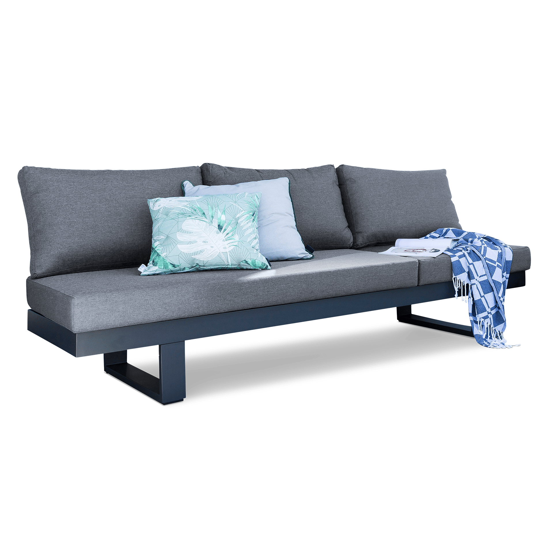 Hogarden Lounge-Sofa Flora Grau Hogarden Lounge-Sofa Flora Grau