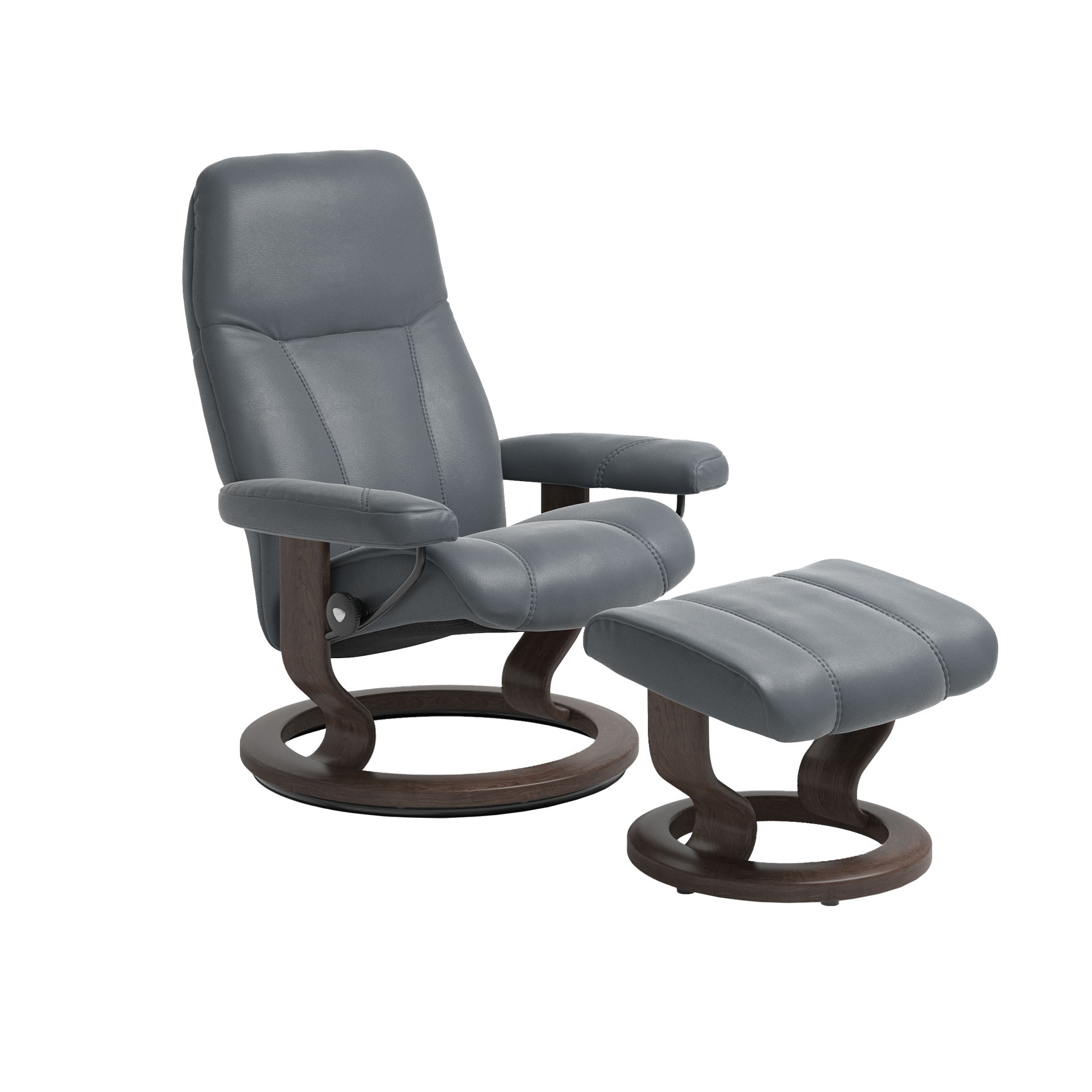 Stressless Relaxsessel mit Hocker Consul M Batick Atlantic Blue Stressless Relaxsessel mit Hocker Consul M Batick Atlantic Blue