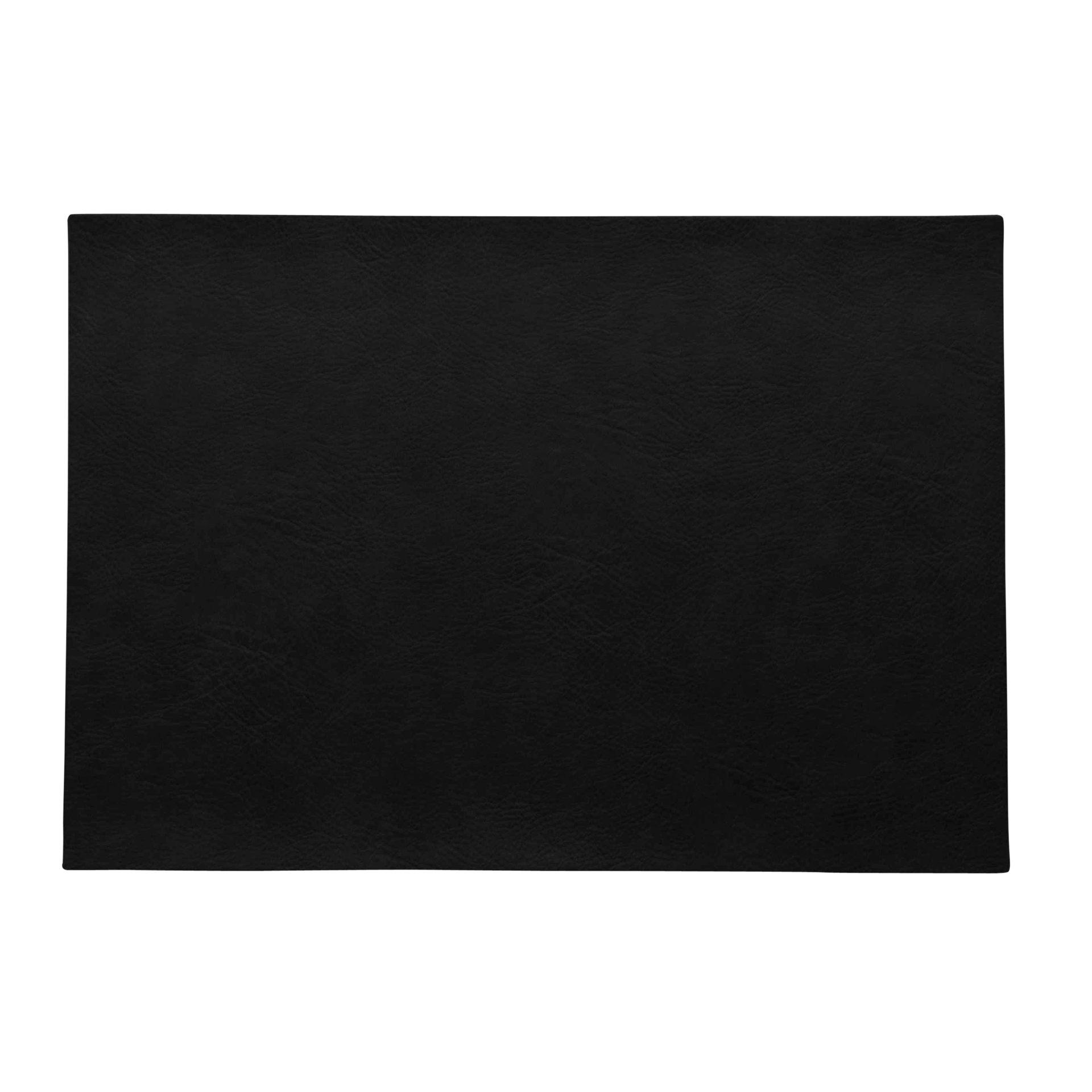Tischset Vegan Leather schwarz matt
