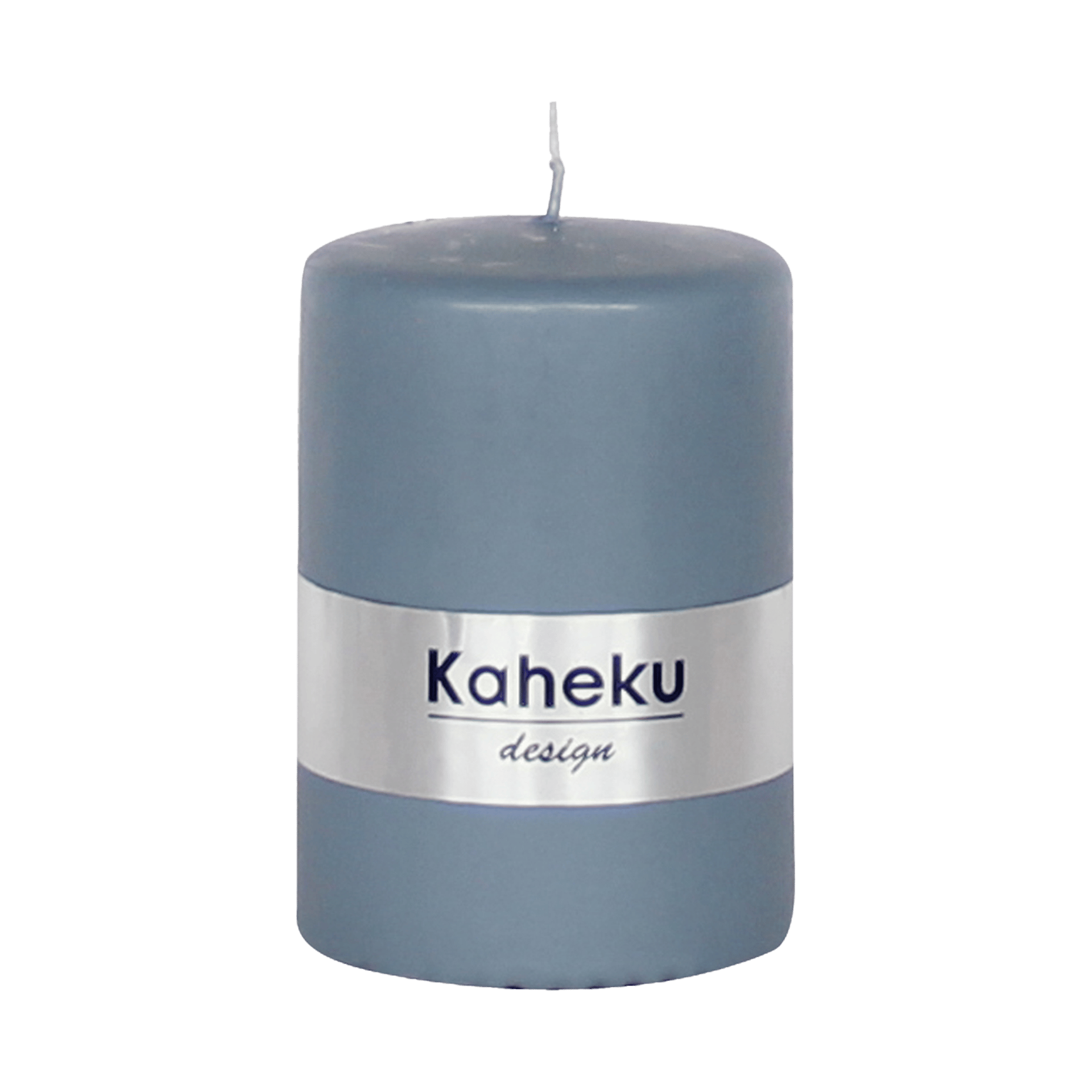 Kerze Powder Taubenblau