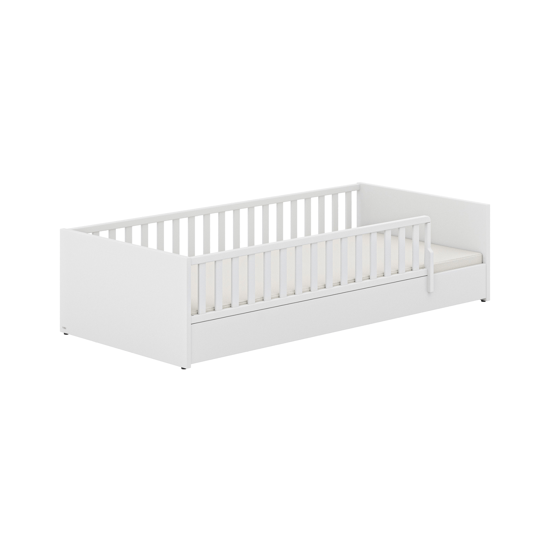 Paidi Babybett Little Flo Gestell Kreideweiß 90x200 cm Paidi Babybett Little Flo Gestell Kreideweiß 90x200 cm