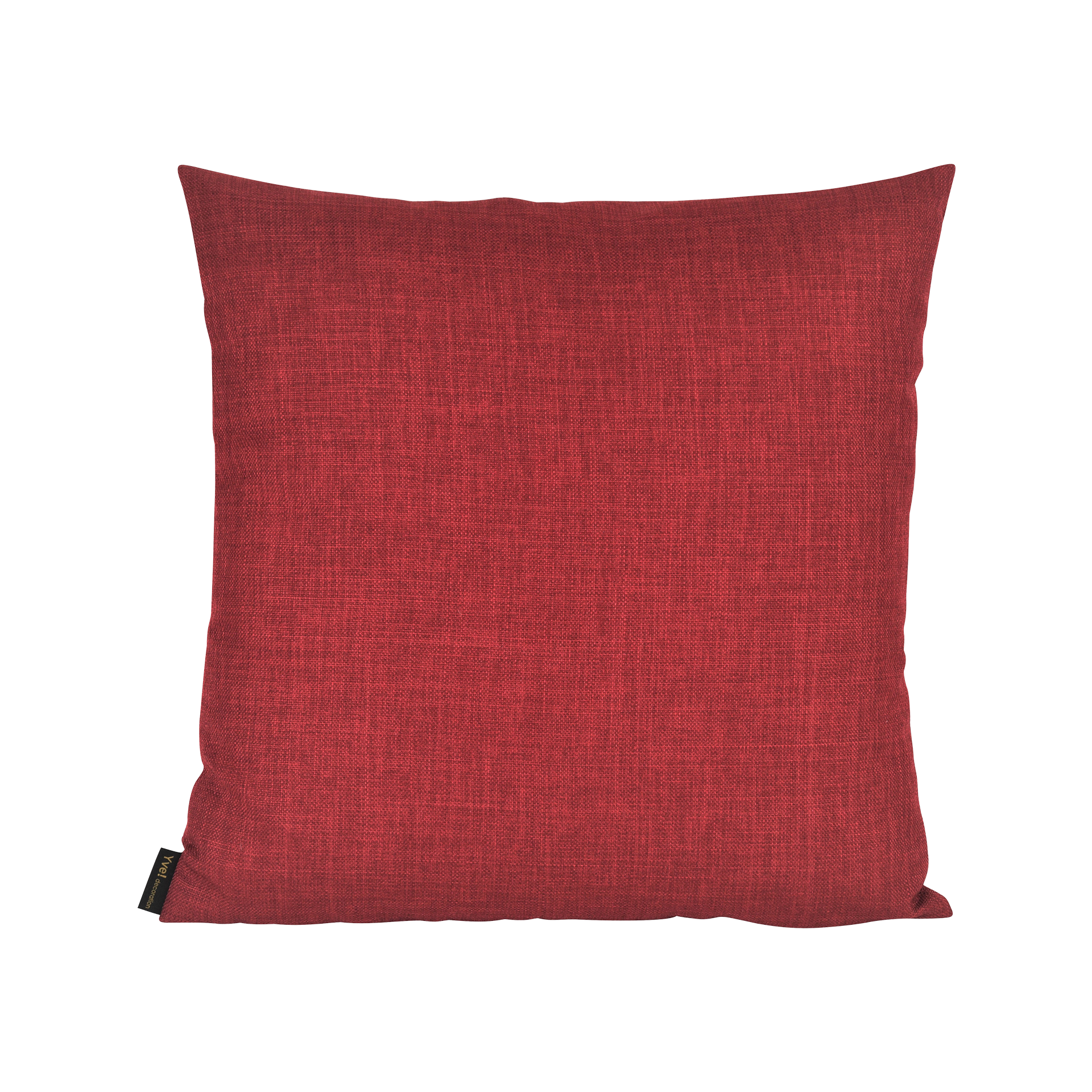 Kissenhülle Mattias Farbe 302 Weinrot 38x38cm