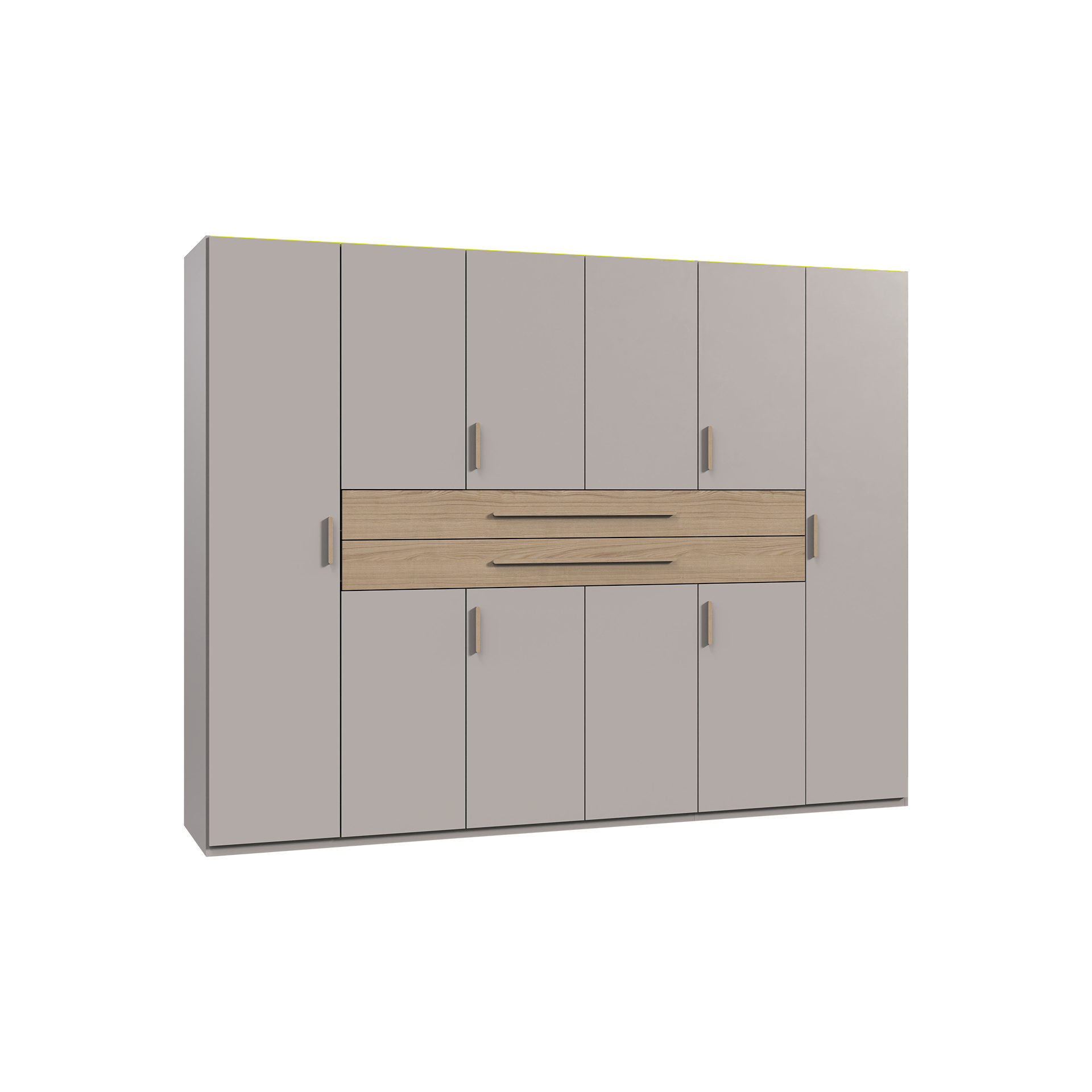 Drehtürenschrank Digo 10-türig Beige 65*270*208